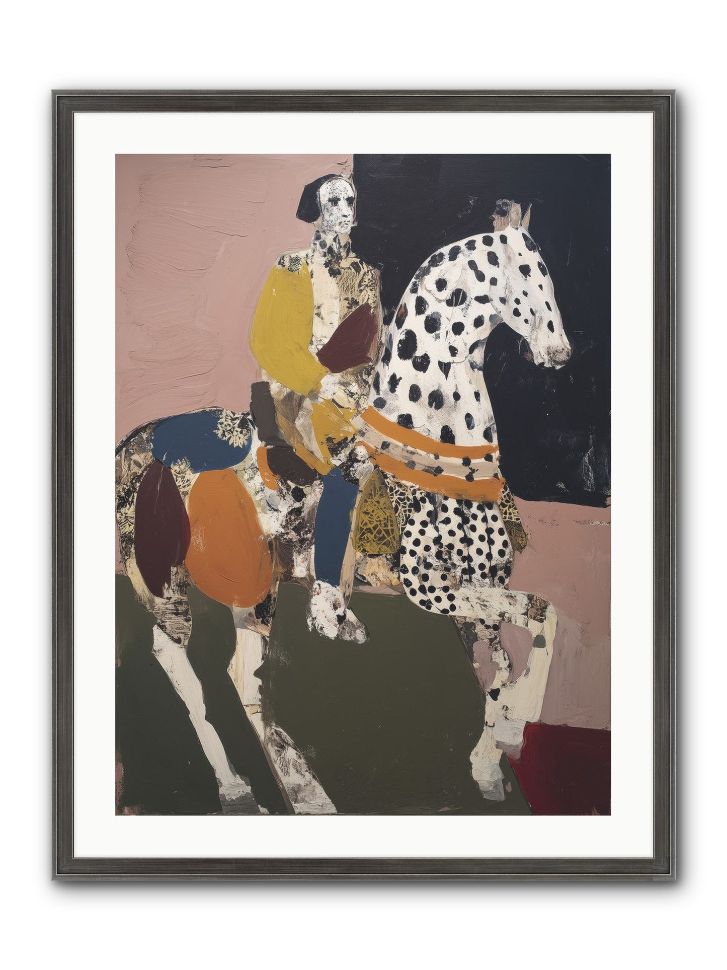 Borrowed Ladder Framed Print - Slimwoods Black/Silver 24x32