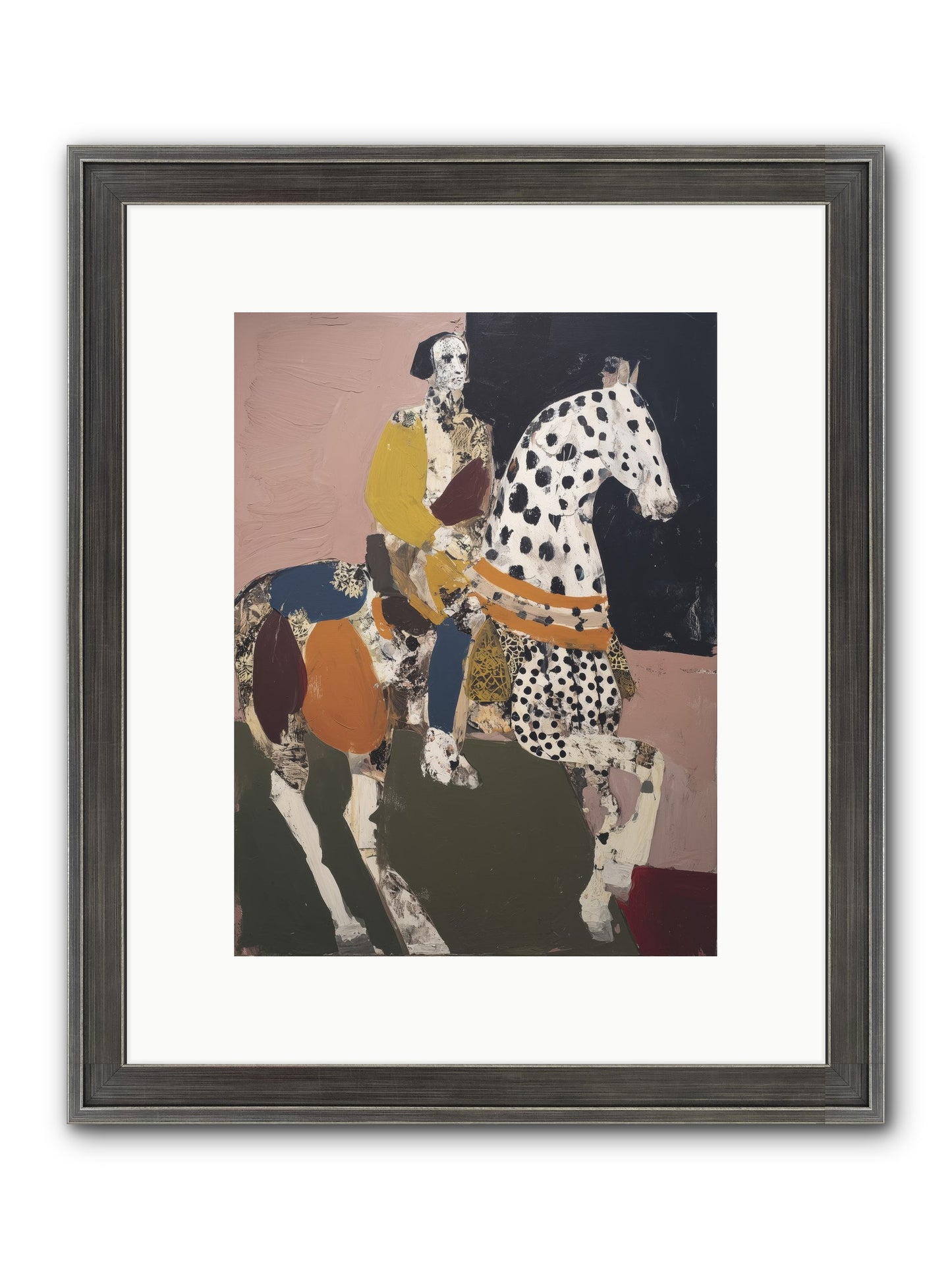 Borrowed Ladder Framed Print - Slimwoods Black/Silver 9x12