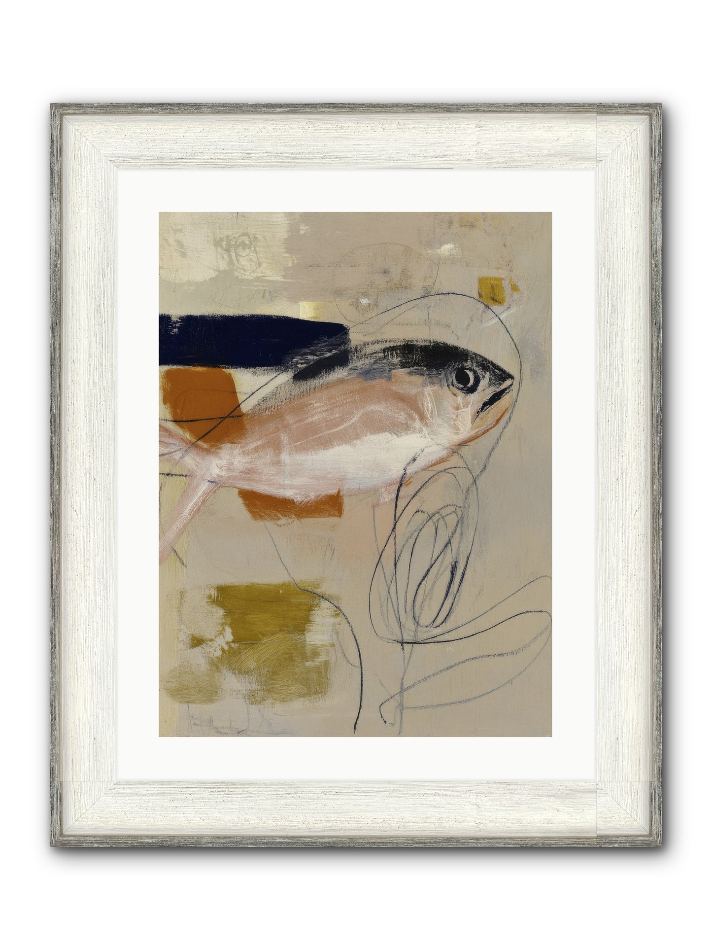 Borrowed Light Framed Print - Driftwood White 18x24