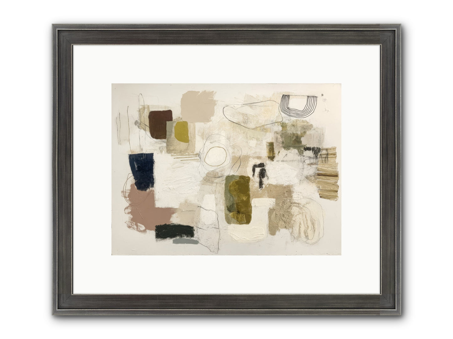 Borrowed Time Framed Print - Slimwoods Black/Silver 12x9