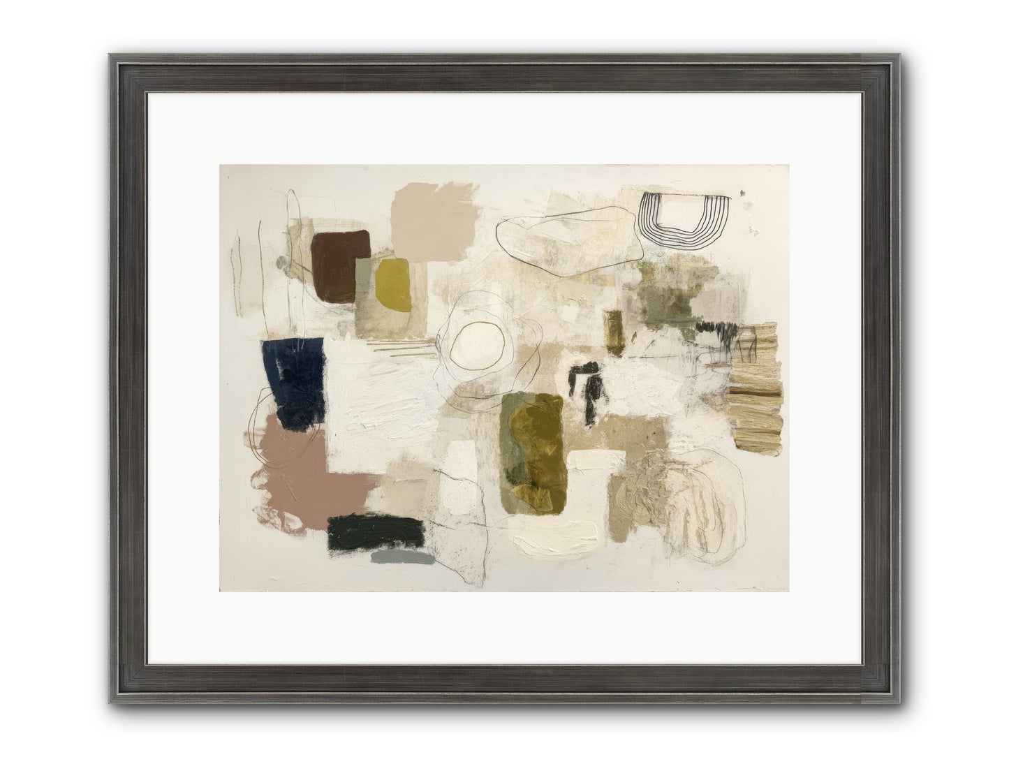 Borrowed Time Framed Print - Slimwoods Black/Silver 16x12