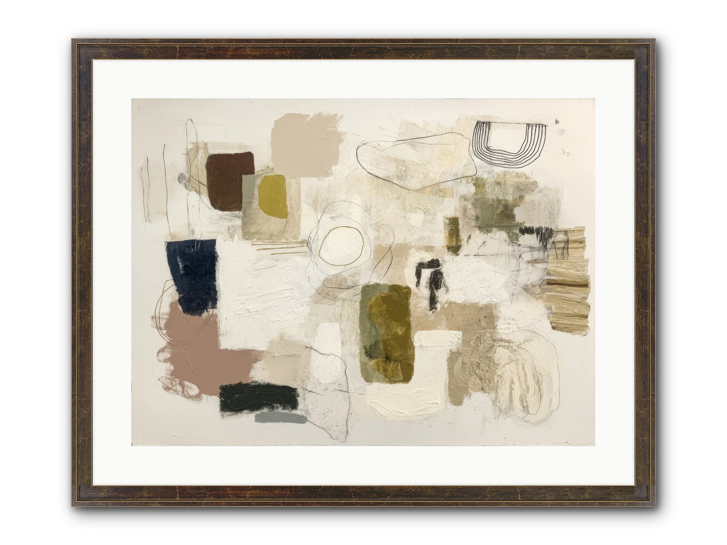 Borrowed Time Framed Print - Slimwoods Black/Gold 24x18