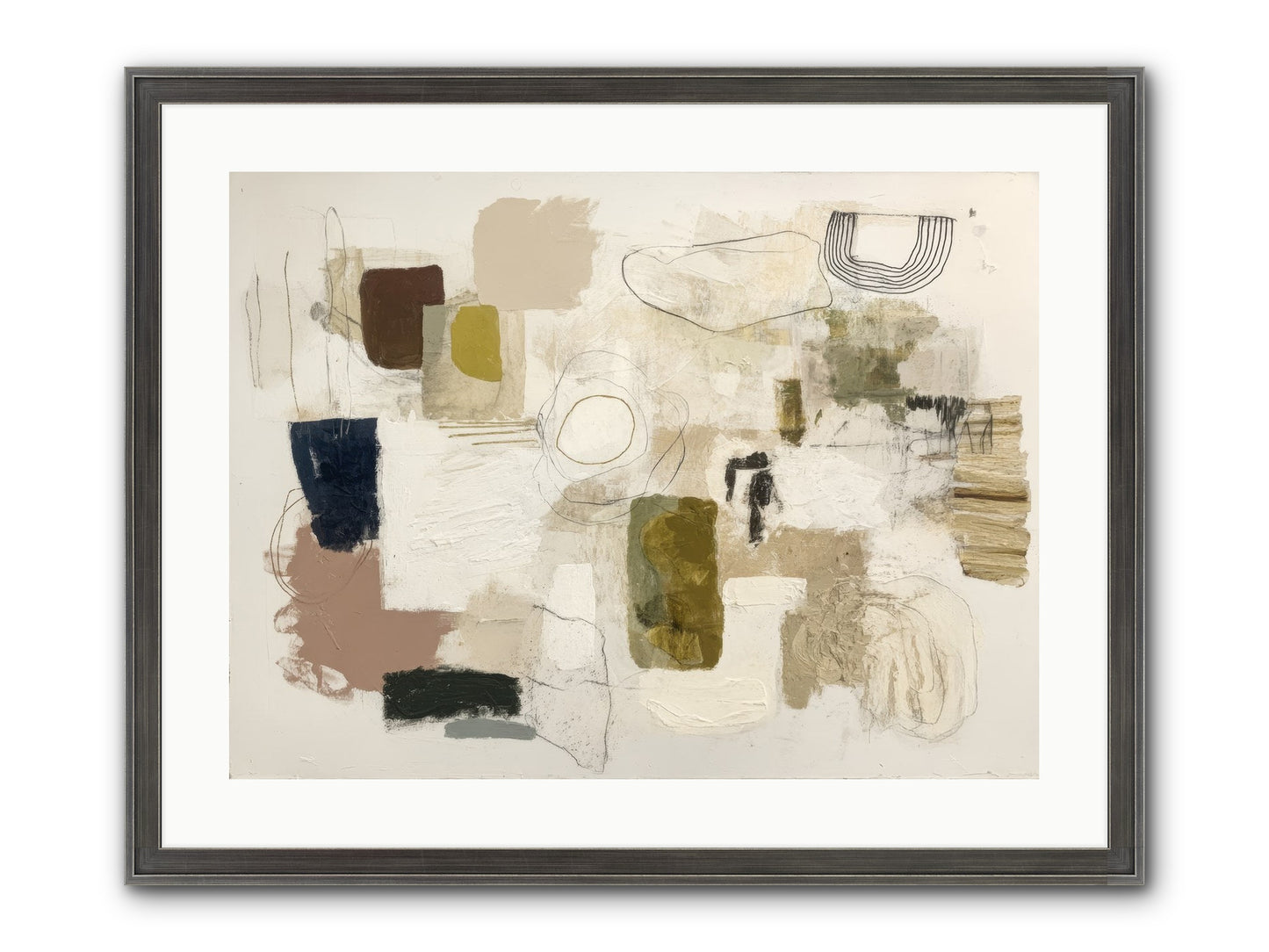 Borrowed Time Framed Print - Slimwoods Black/Silver 24x18