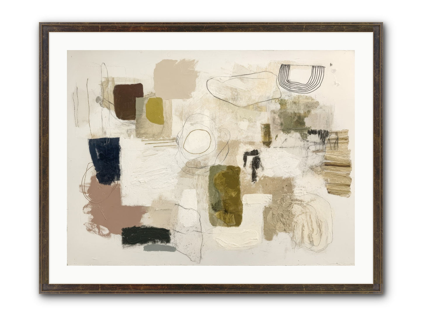 Borrowed Time Framed Print - Slimwoods Black/Gold 32x24