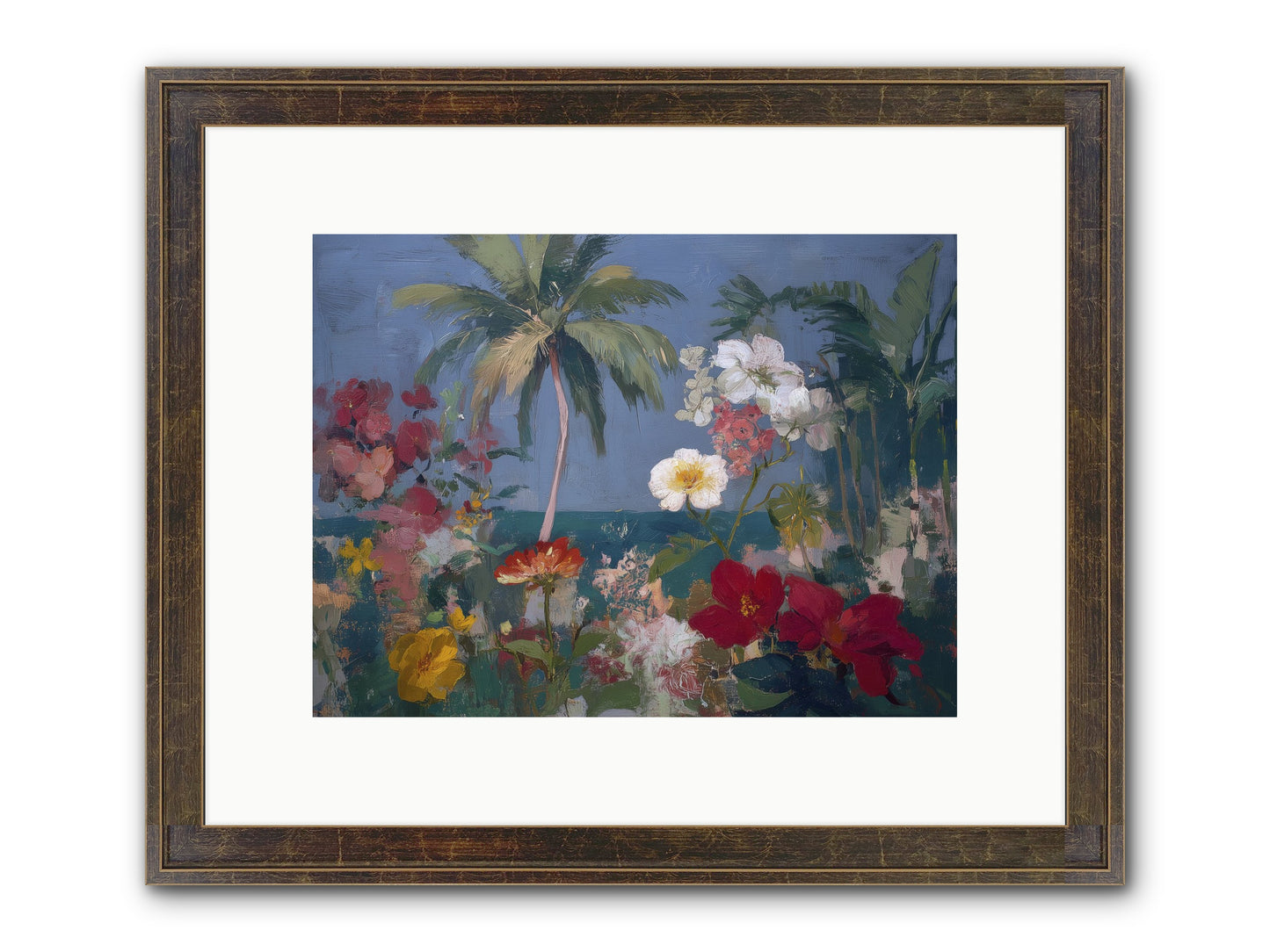 Boundless Bliss Framed Print - Slimwoods Black/Gold 12x9