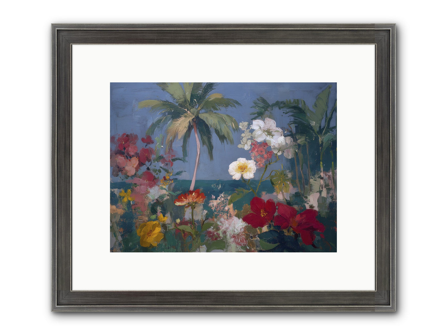 Boundless Bliss Framed Print - Slimwoods Black/Silver 12x9