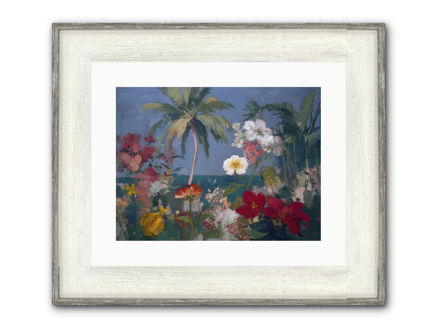 Boundless Bliss Framed Print - Driftwood White 16x12