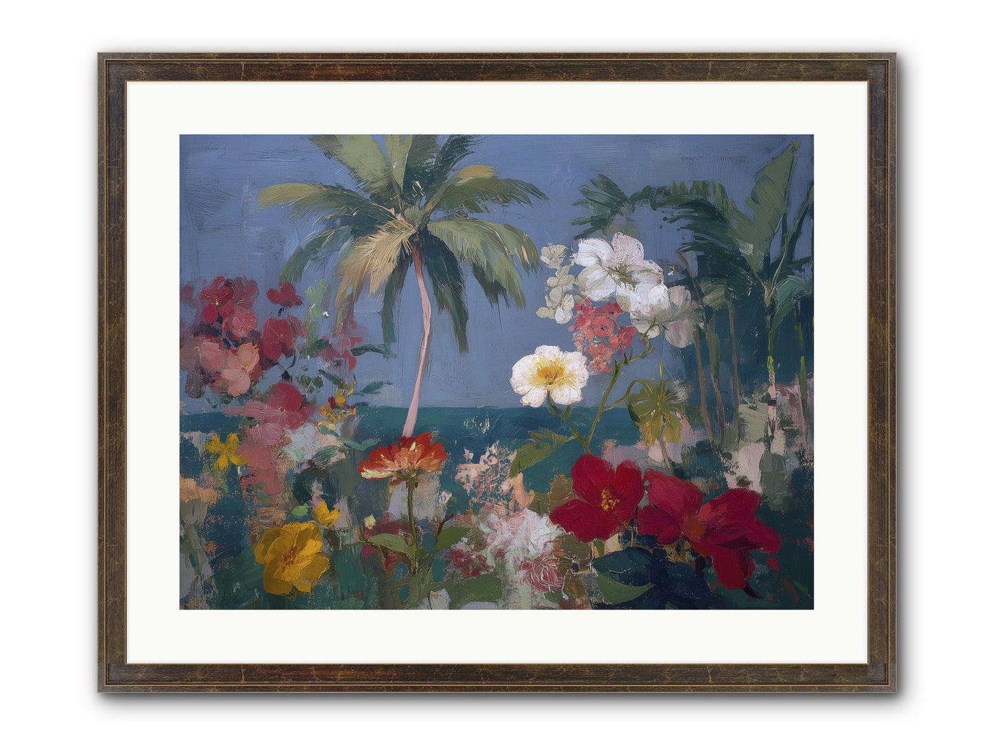 Boundless Bliss Framed Print - Slimwoods Black/Gold 24x18