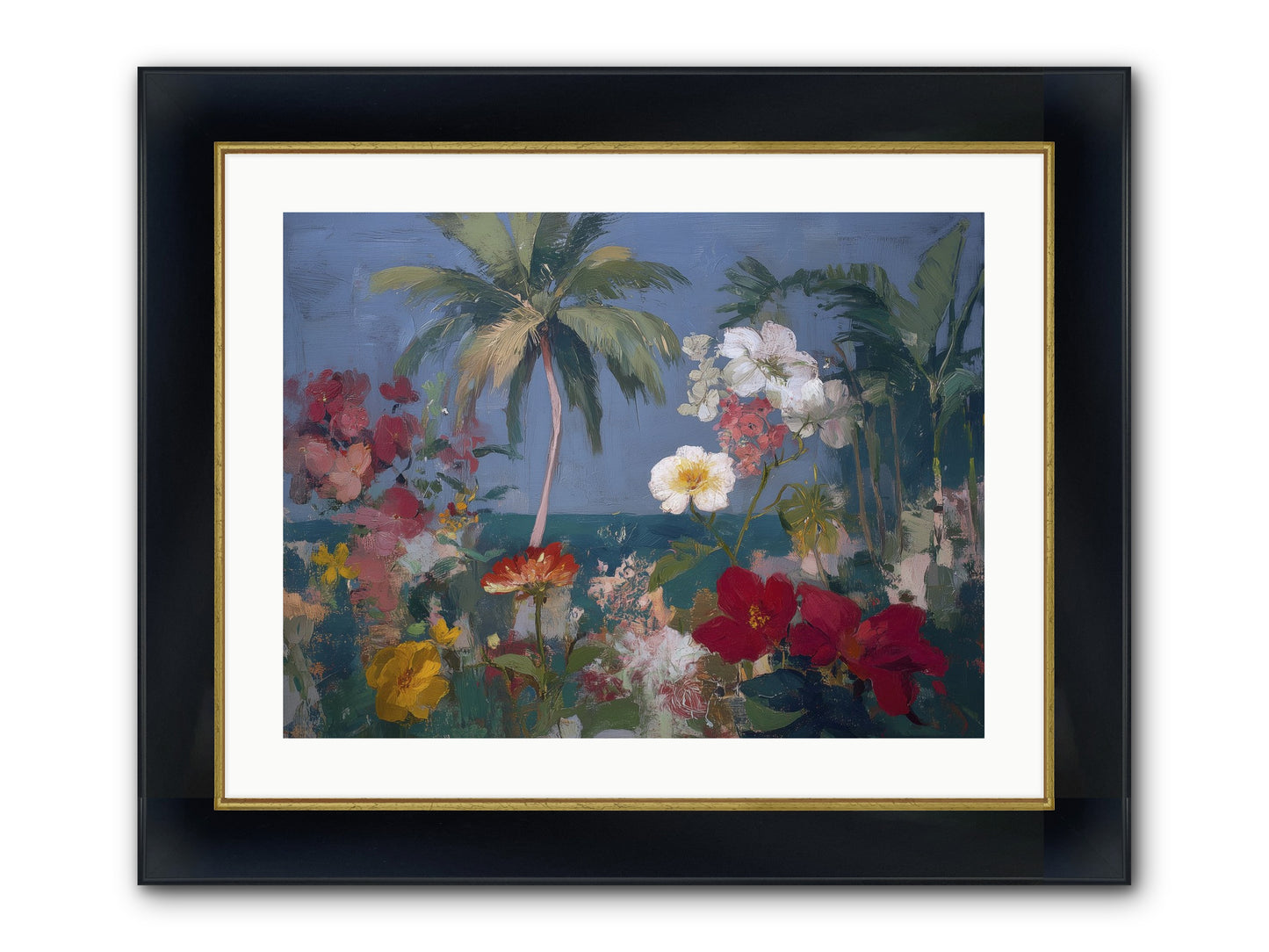 Boundless Bliss Framed Print - Wide Black w/Gold 24x18