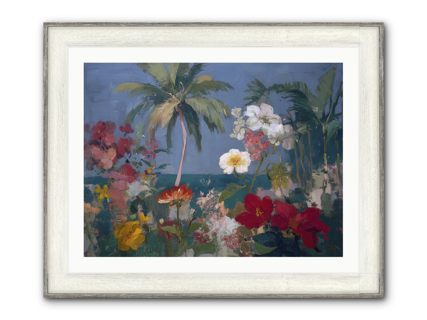 Boundless Bliss Framed Print - Driftwood White 32x24