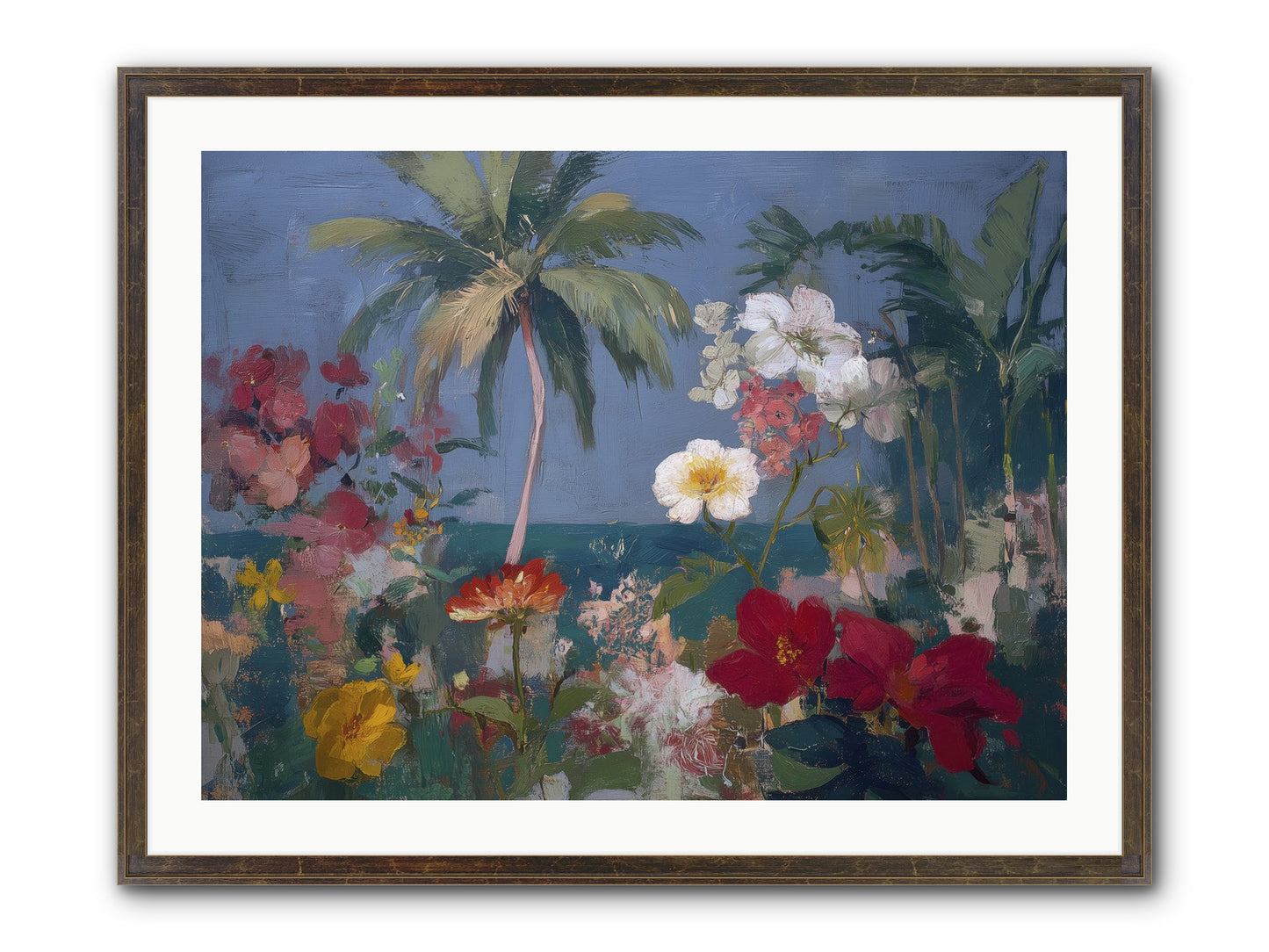 Boundless Bliss Framed Print - Slimwoods Black/Gold 32x24