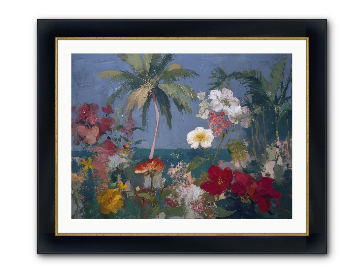 Boundless Bliss Framed Print - Wide Black w/Gold 32x24