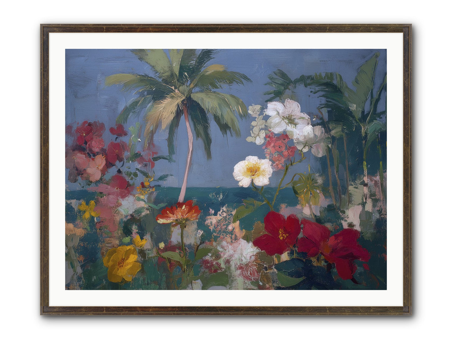 Boundless Bliss Framed Print - Slimwoods Black/Gold 40x30