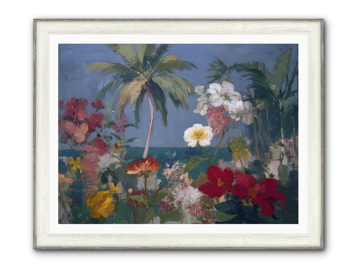 Boundless Bliss Framed Print - Driftwood White 48x36
