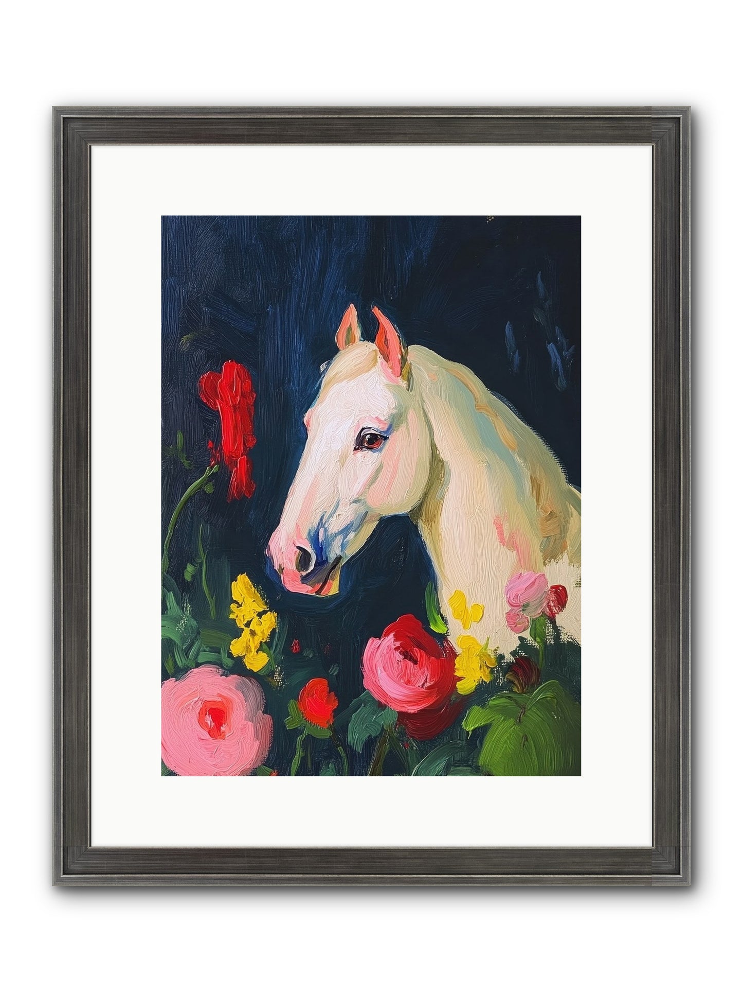 Boundless Petals Framed Print - Slimwoods Black/Silver 12x16