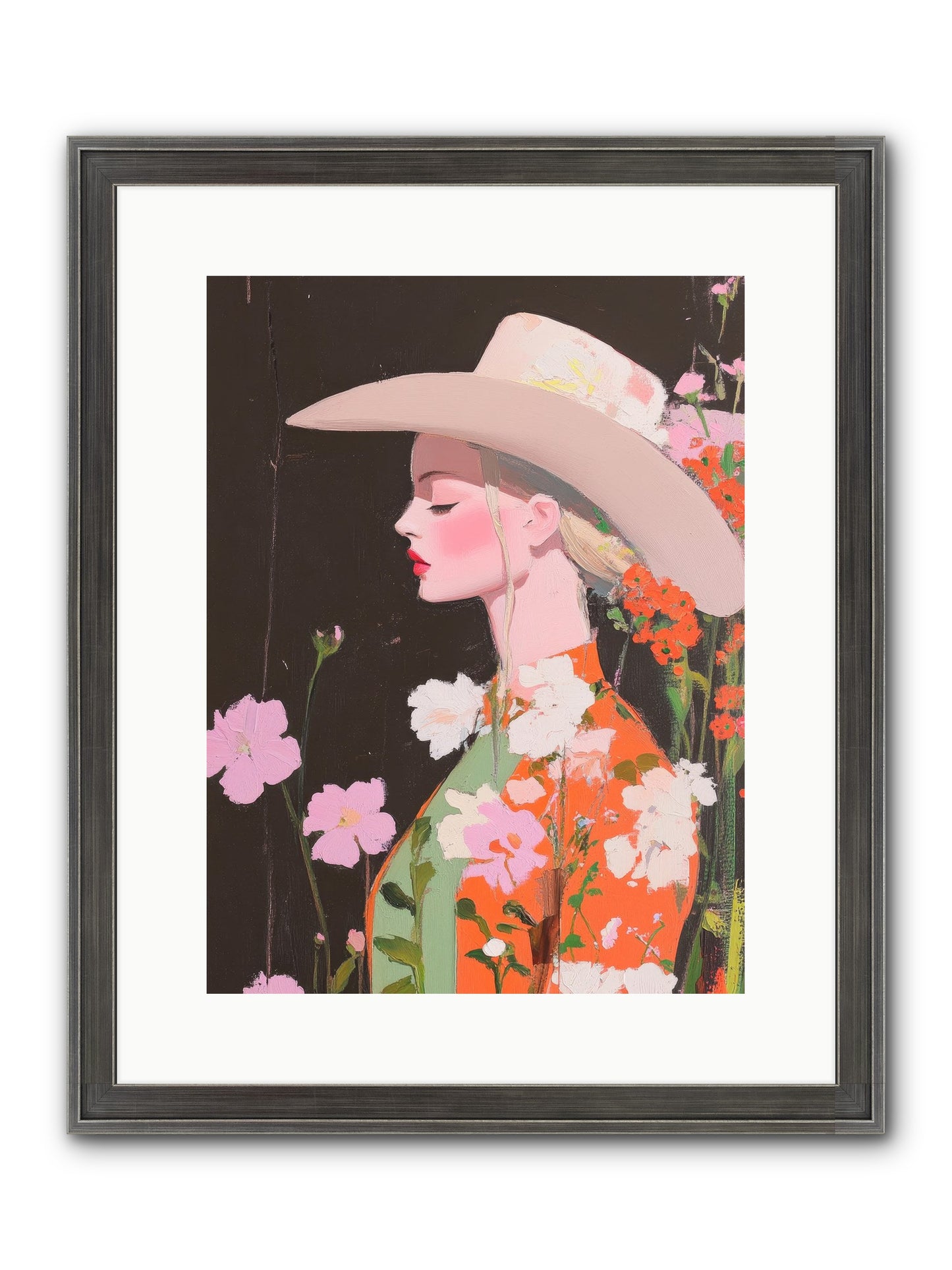 Boundless Spirit Framed Print - Slimwoods Black/Silver 12x16