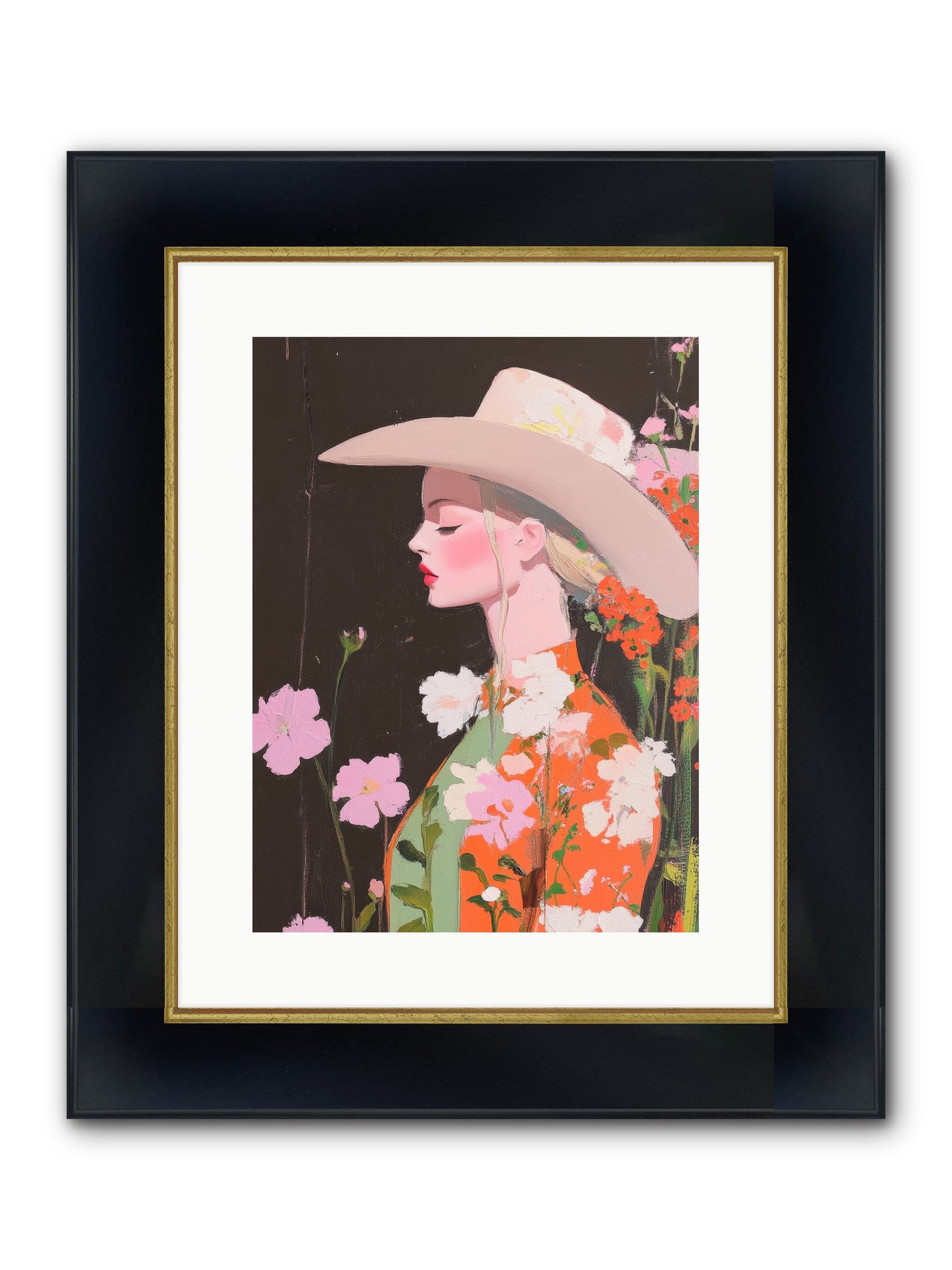 Boundless Spirit Framed Print - Wide Black w/Gold 12x16
