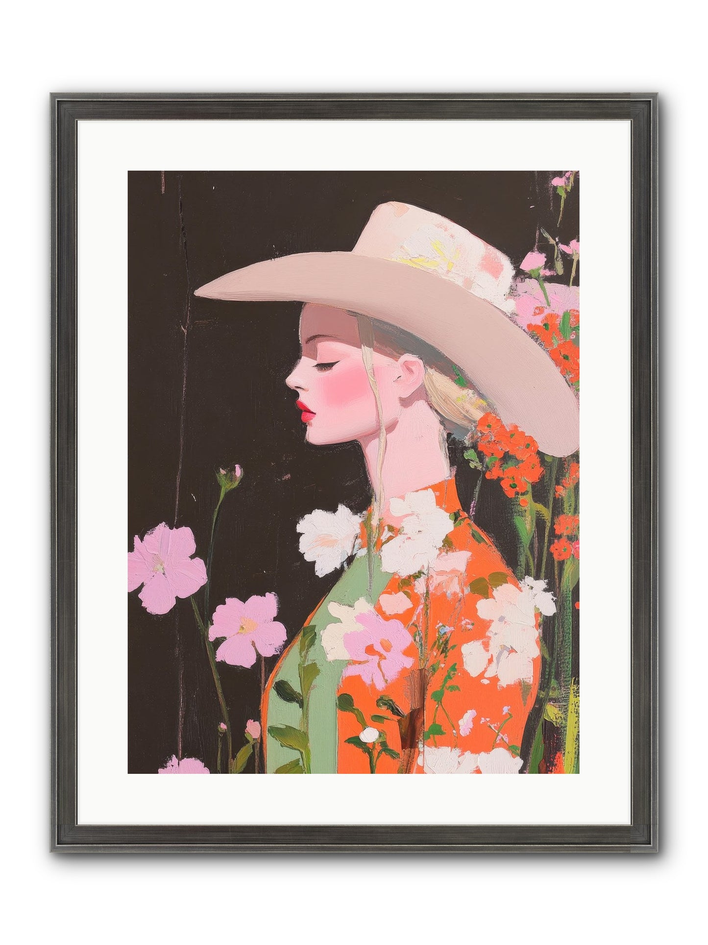 Boundless Spirit Framed Print - Slimwoods Black/Silver 18x24