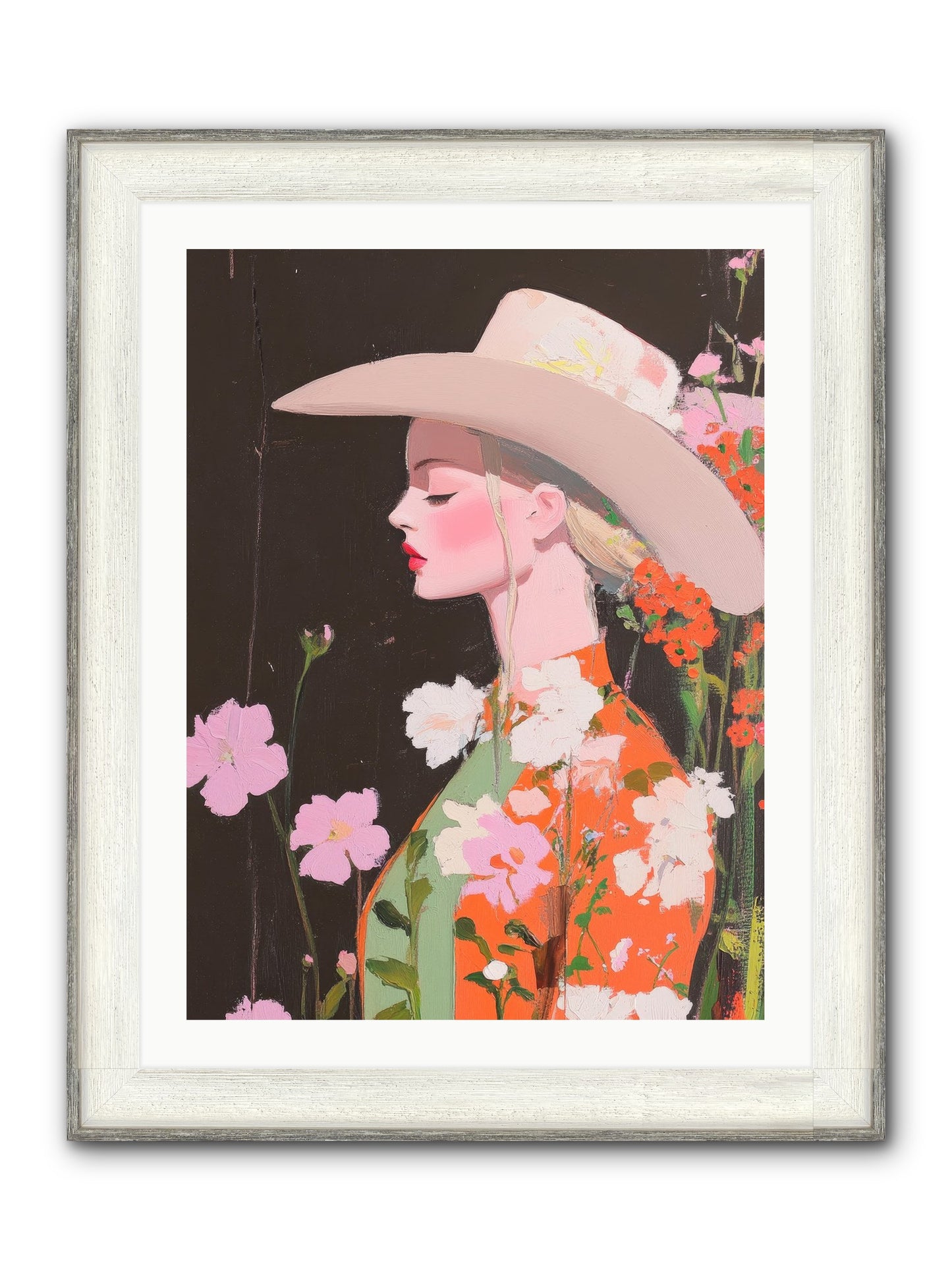 Boundless Spirit Framed Print - Driftwood White 24x32