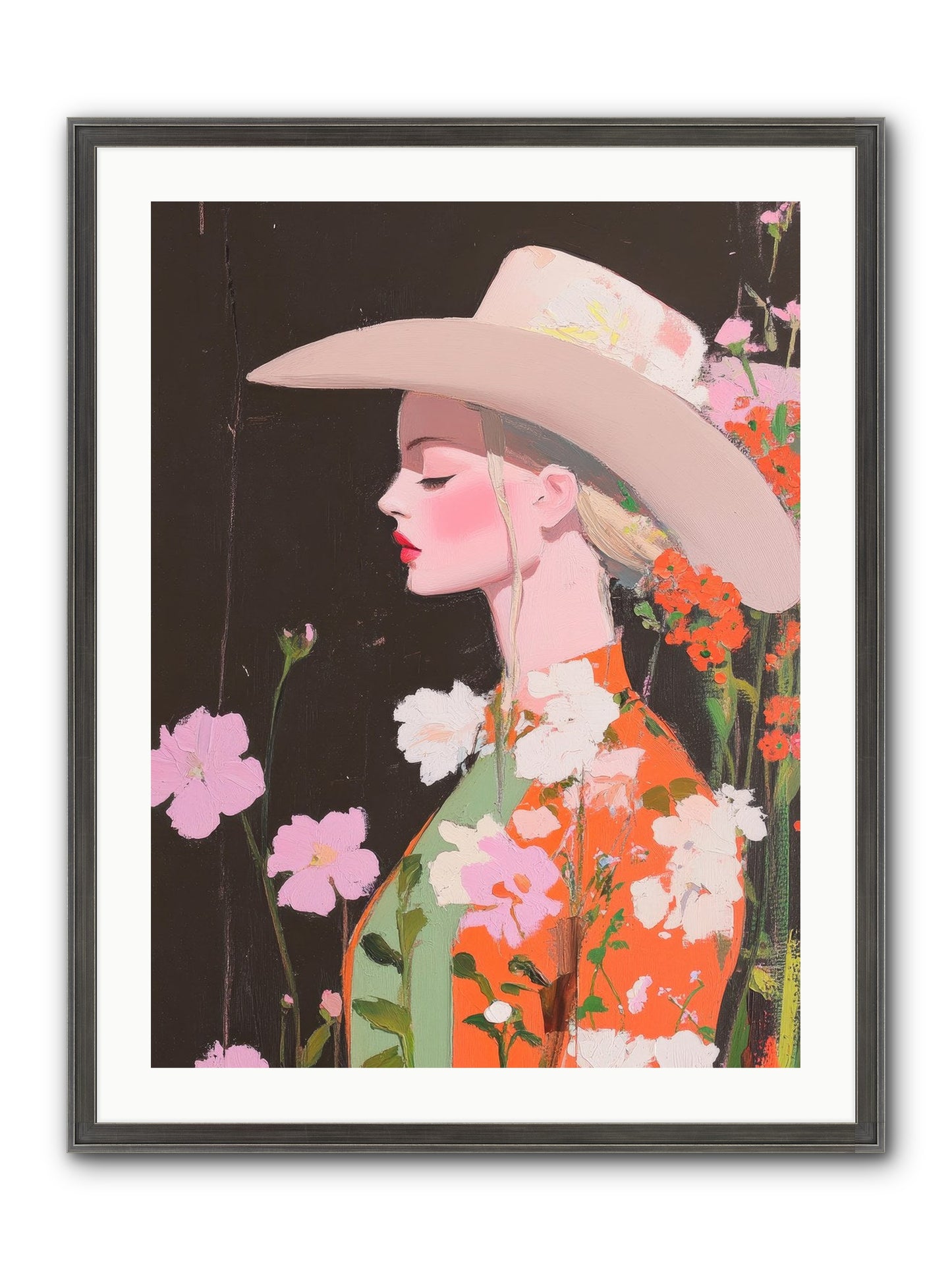 Boundless Spirit Framed Print - Slimwoods Black/Silver 24x32