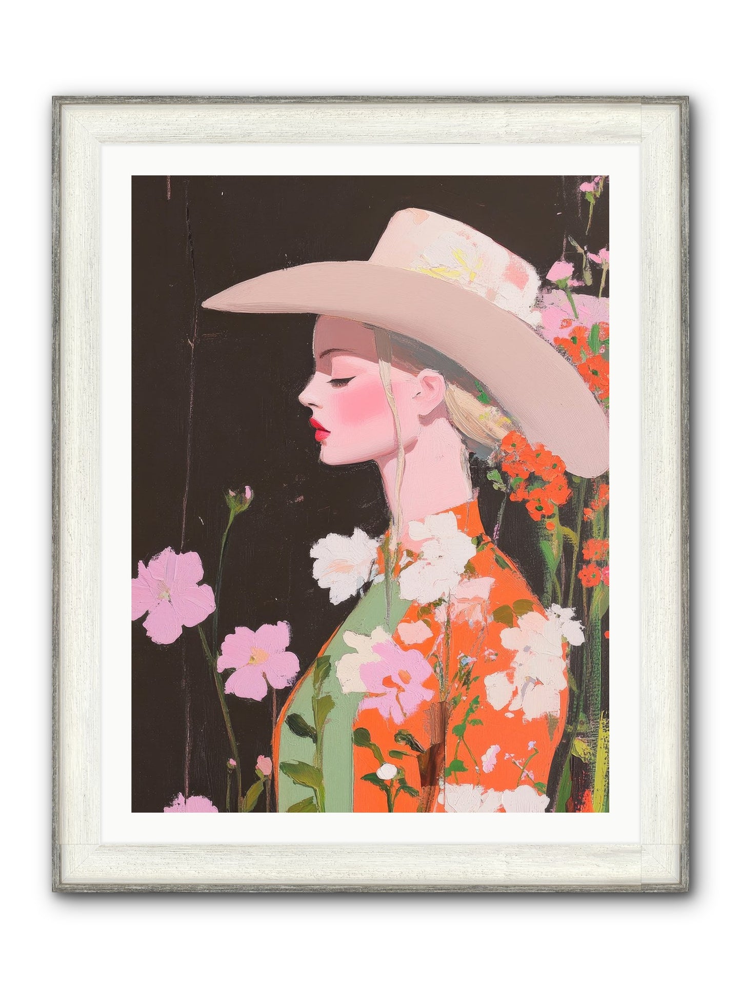 Boundless Spirit Framed Print - Driftwood White 30x40
