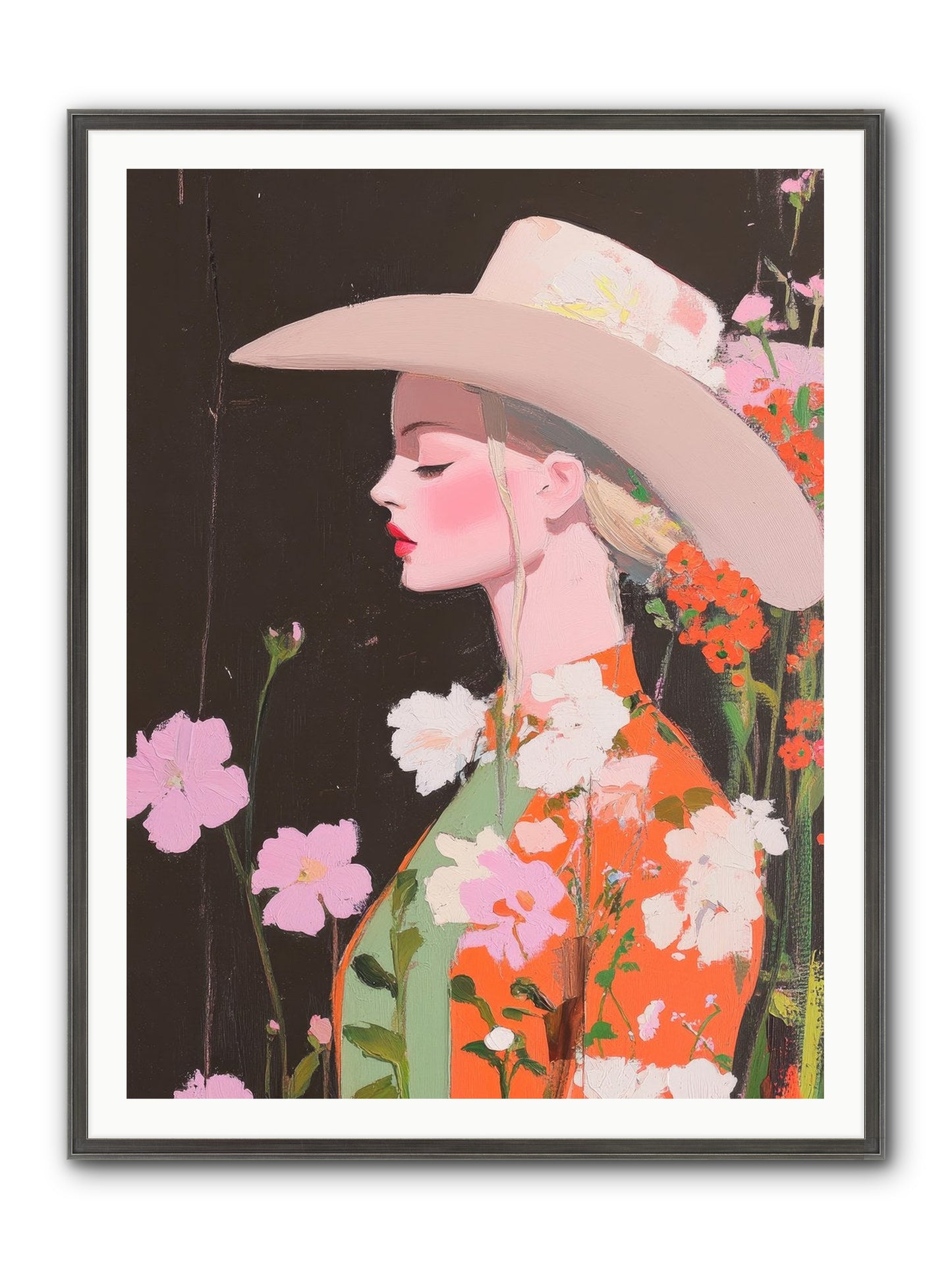 Boundless Spirit Framed Print - Slimwoods Black/Silver 36x48