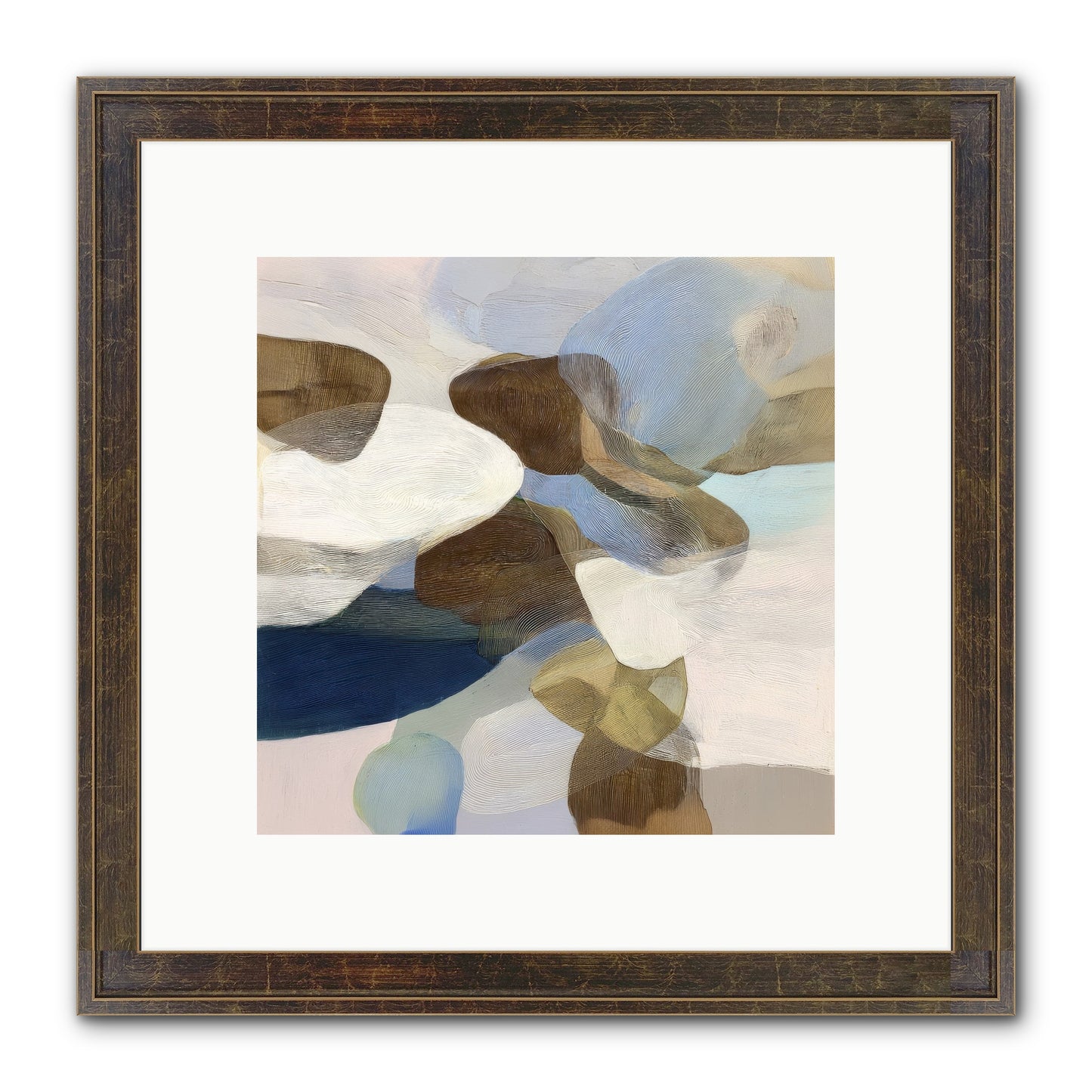 Bracken Framed Print - Slimwoods Black/Gold 10x10