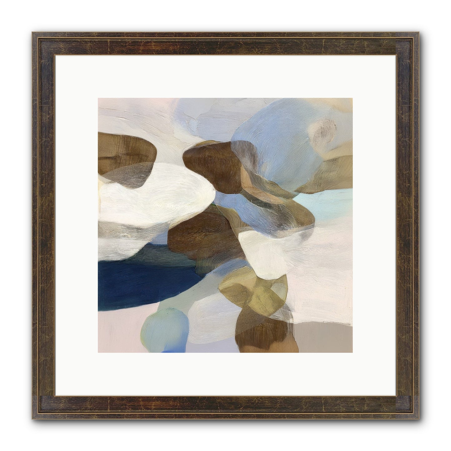 Bracken Framed Print - Slimwoods Black/Gold 12x12