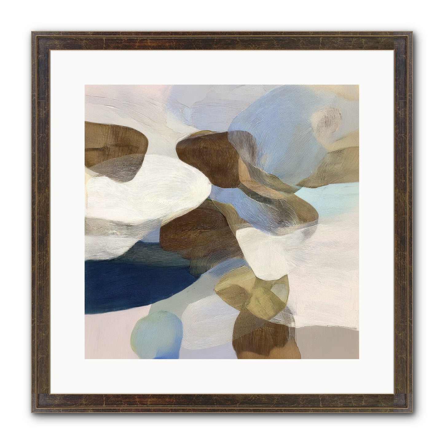 Bracken Framed Print - Slimwoods Black/Gold 16x16