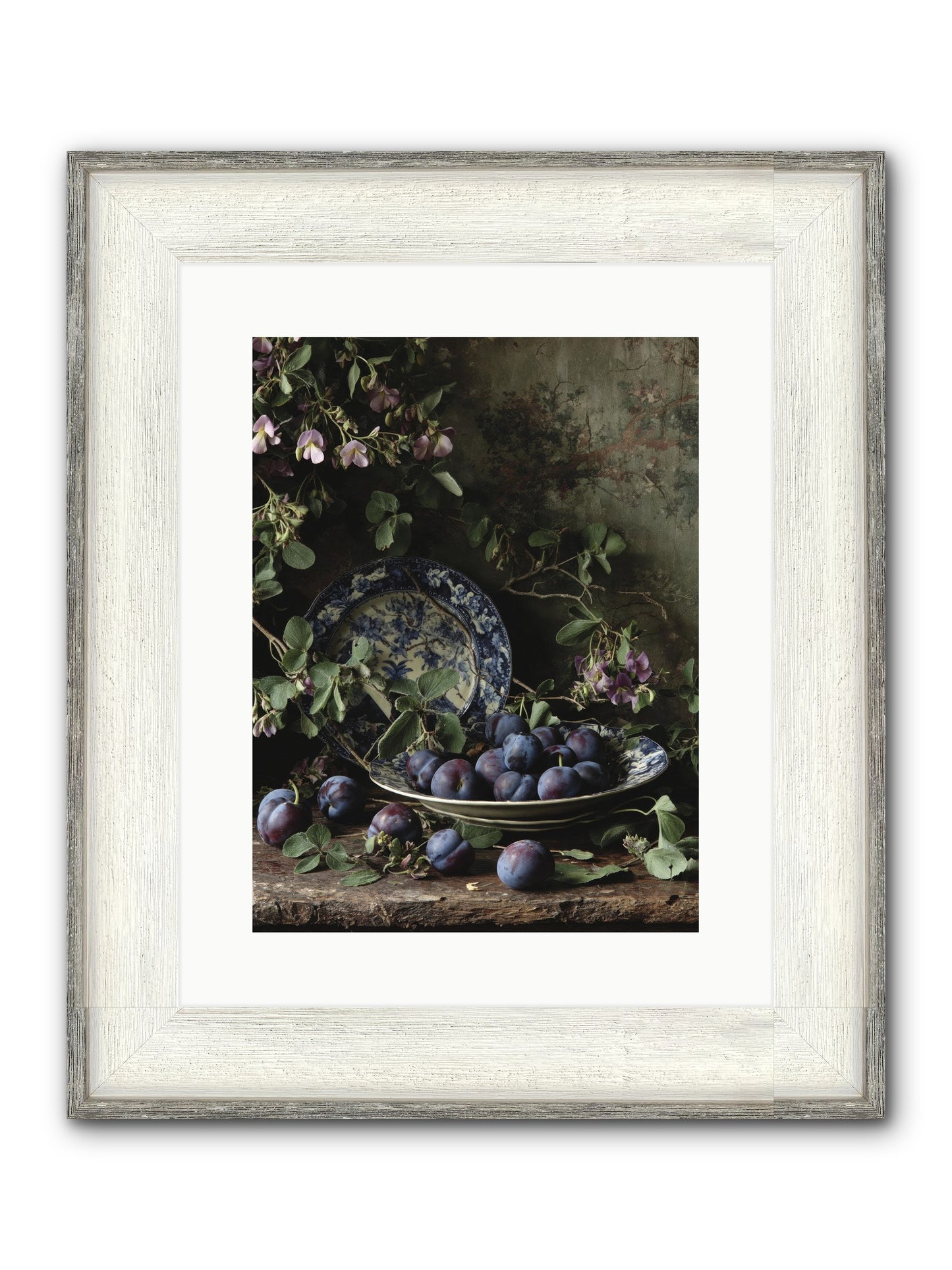 Braidwood Lane Framed Print - Driftwood White 12x16
