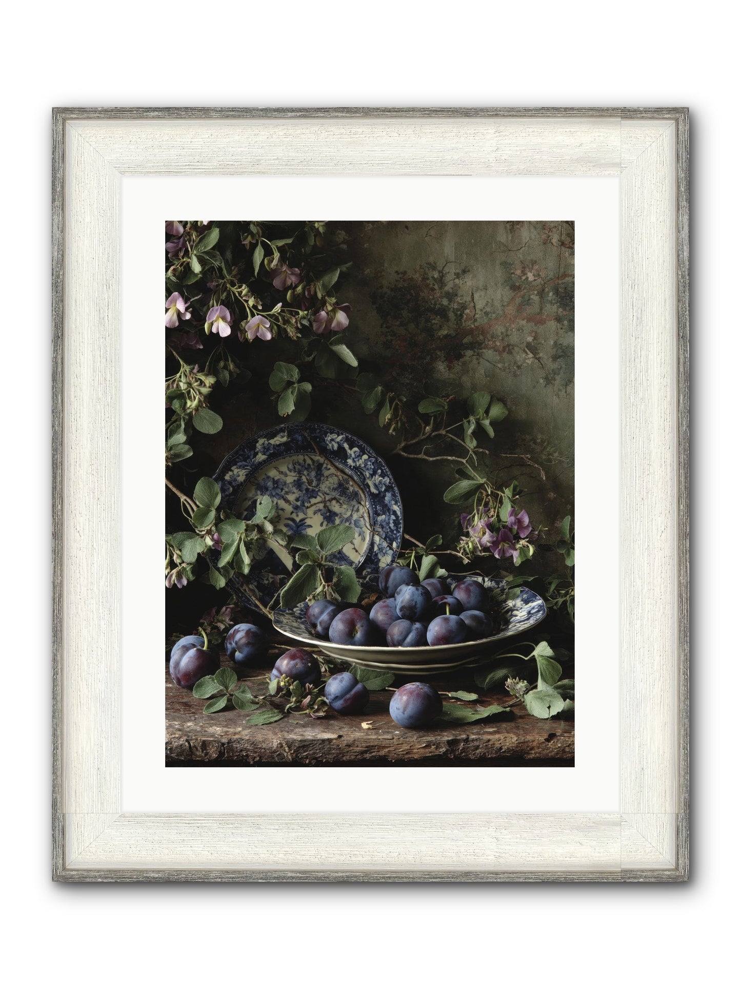 Braidwood Lane Framed Print - Driftwood White 18x24