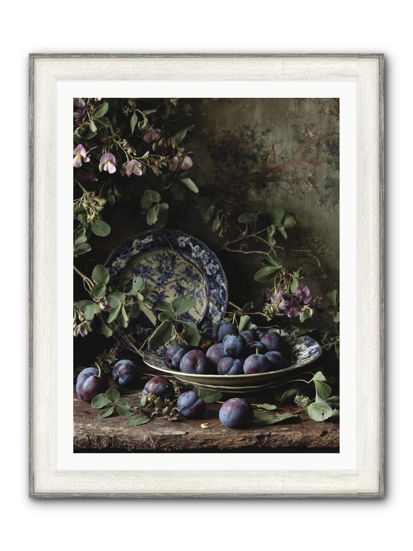 Braidwood Lane Framed Print - Driftwood White 30x40