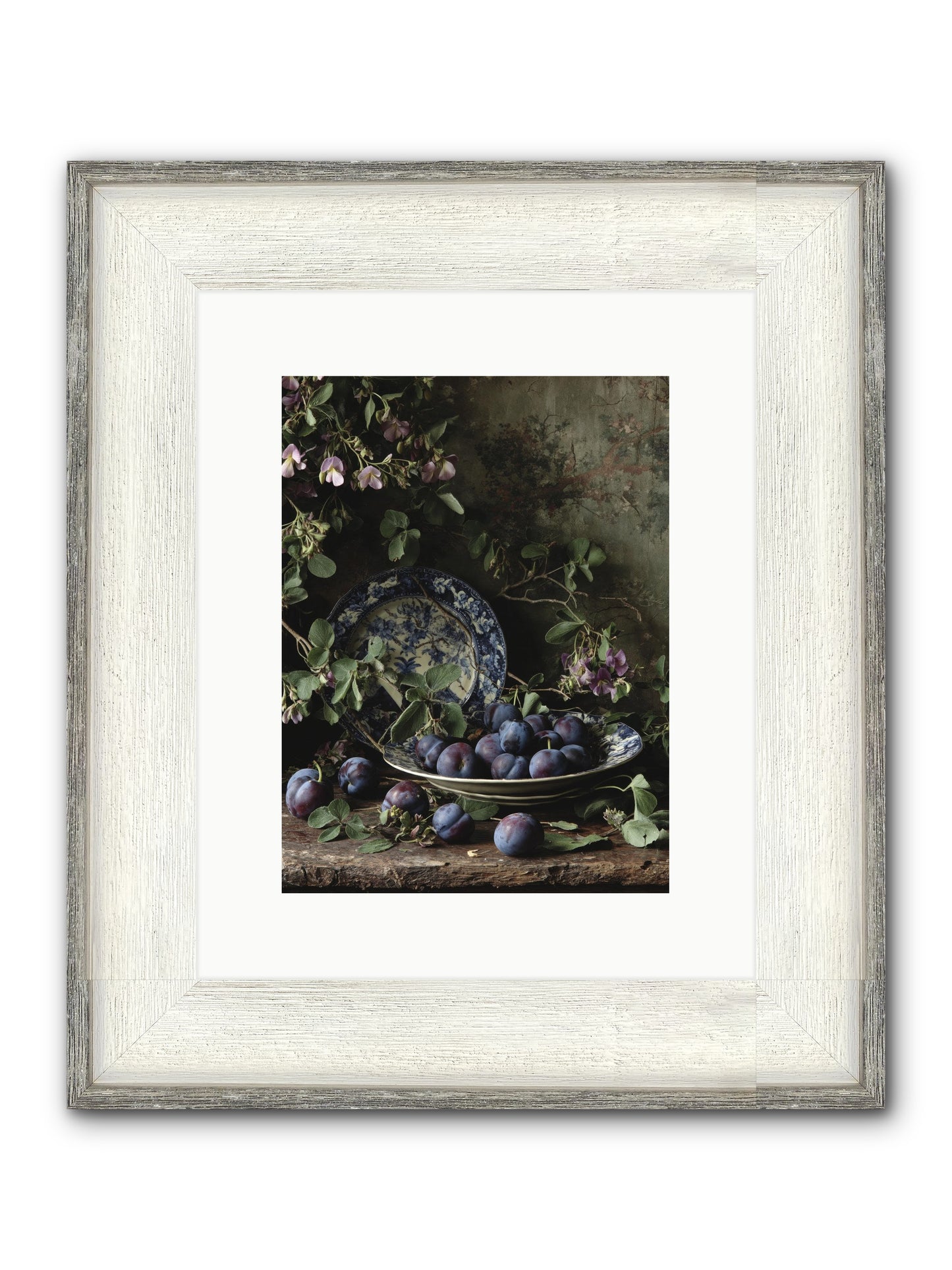 Braidwood Lane Framed Print - Driftwood White 9x12
