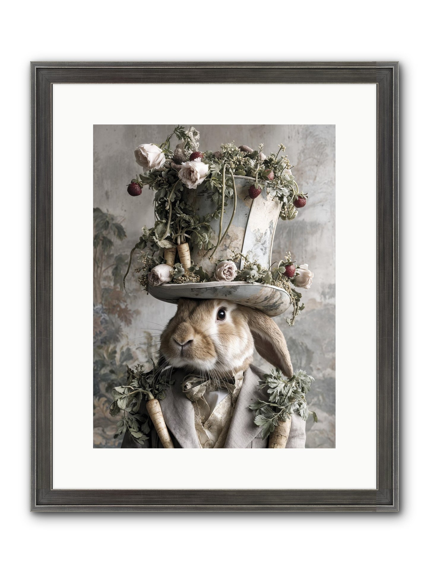 Bramblewood Framed Print - Slimwoods Black/Silver 12x16
