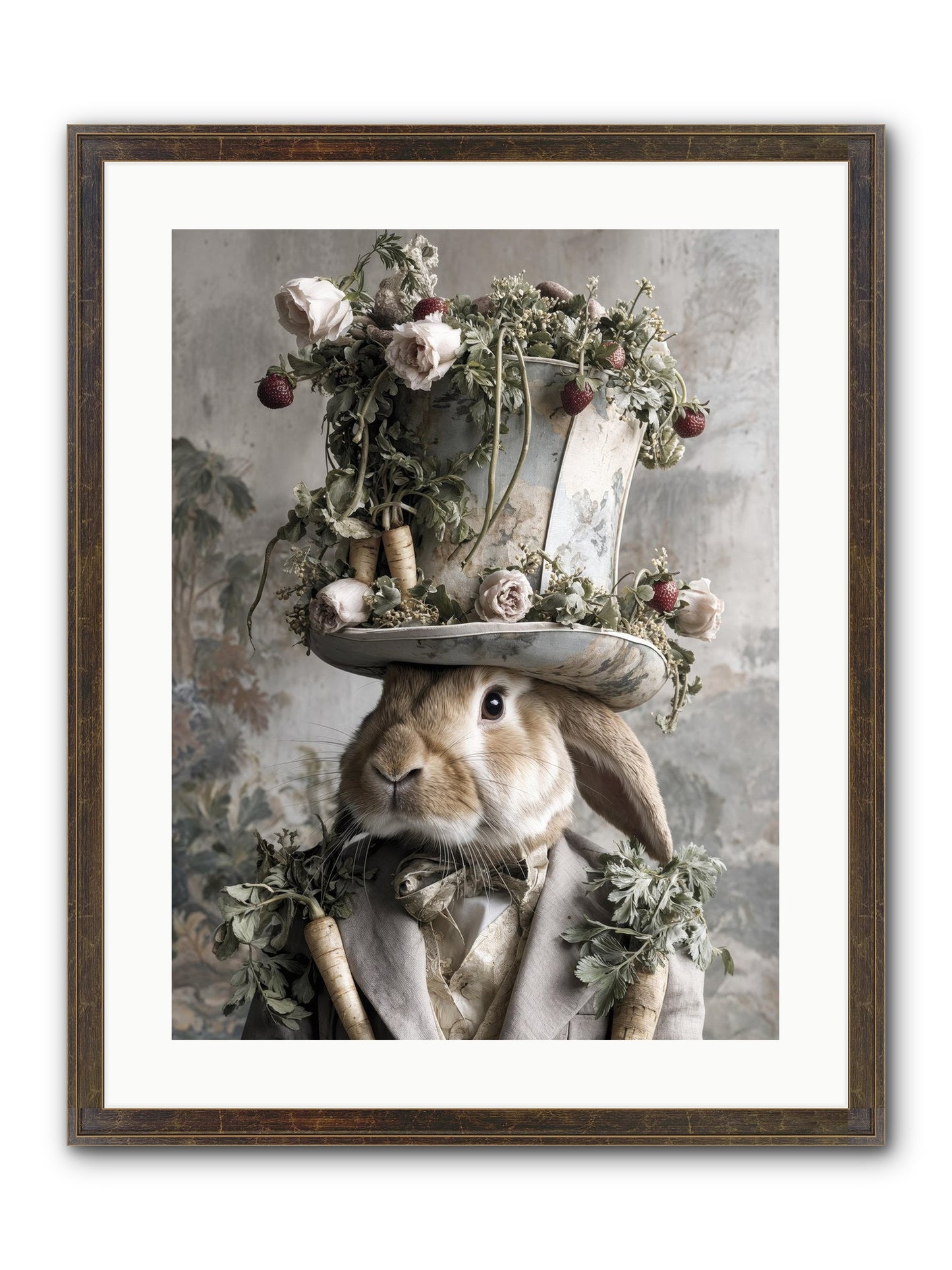 Bramblewood Framed Print - Slimwoods Black/Gold 18x24