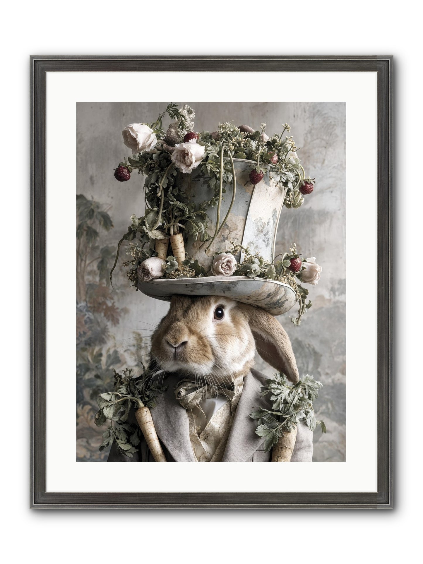 Bramblewood Framed Print - Slimwoods Black/Silver 18x24
