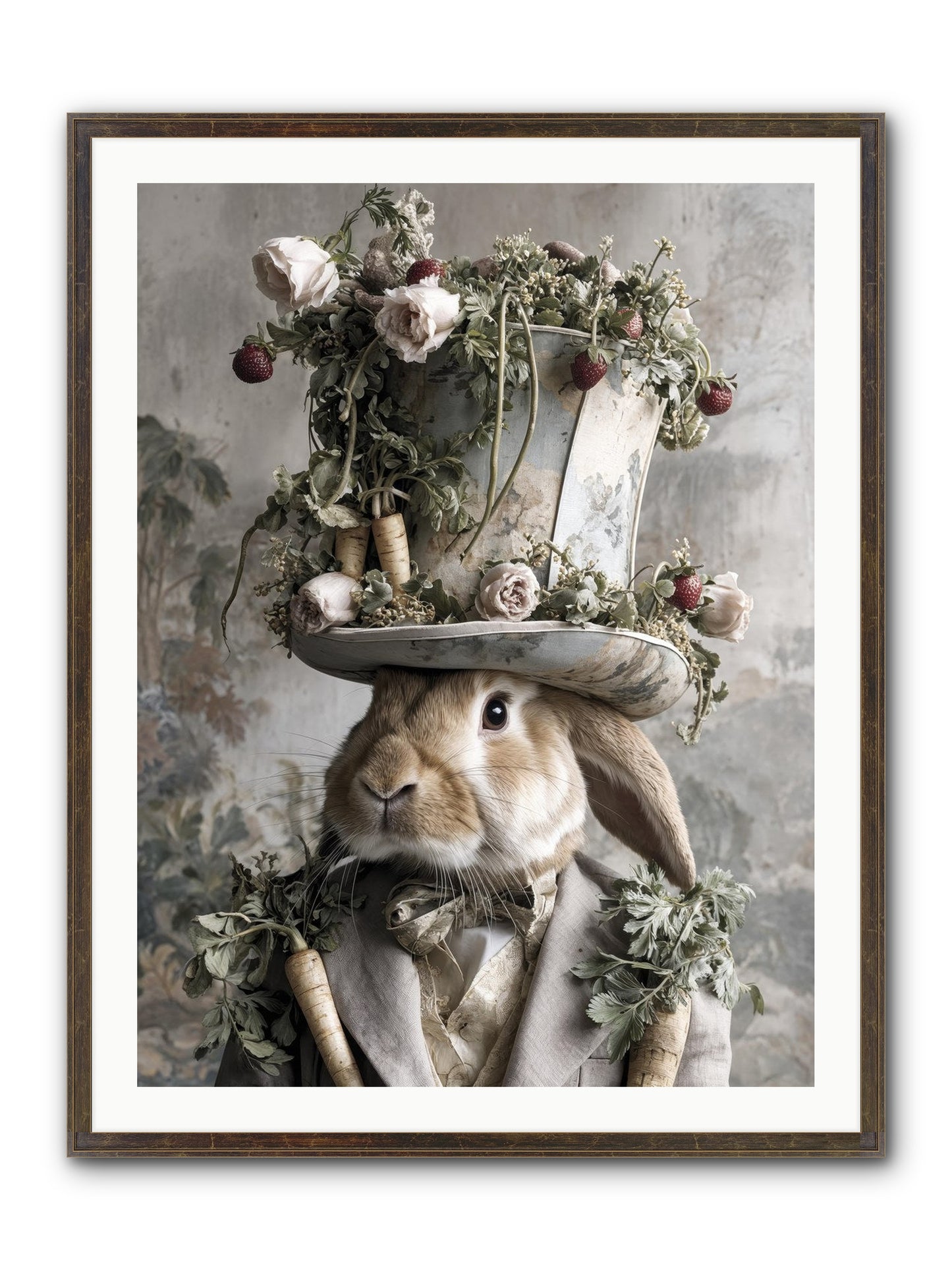 Bramblewood Framed Print - Slimwoods Black/Gold 30x40