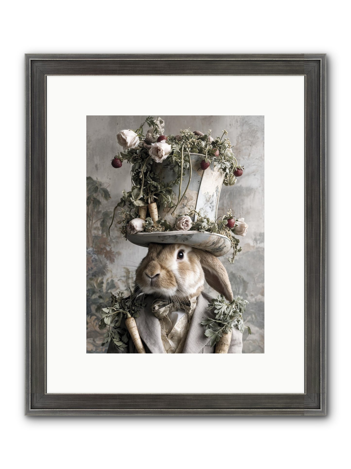 Bramblewood Framed Print - Slimwoods Black/Silver 9x12