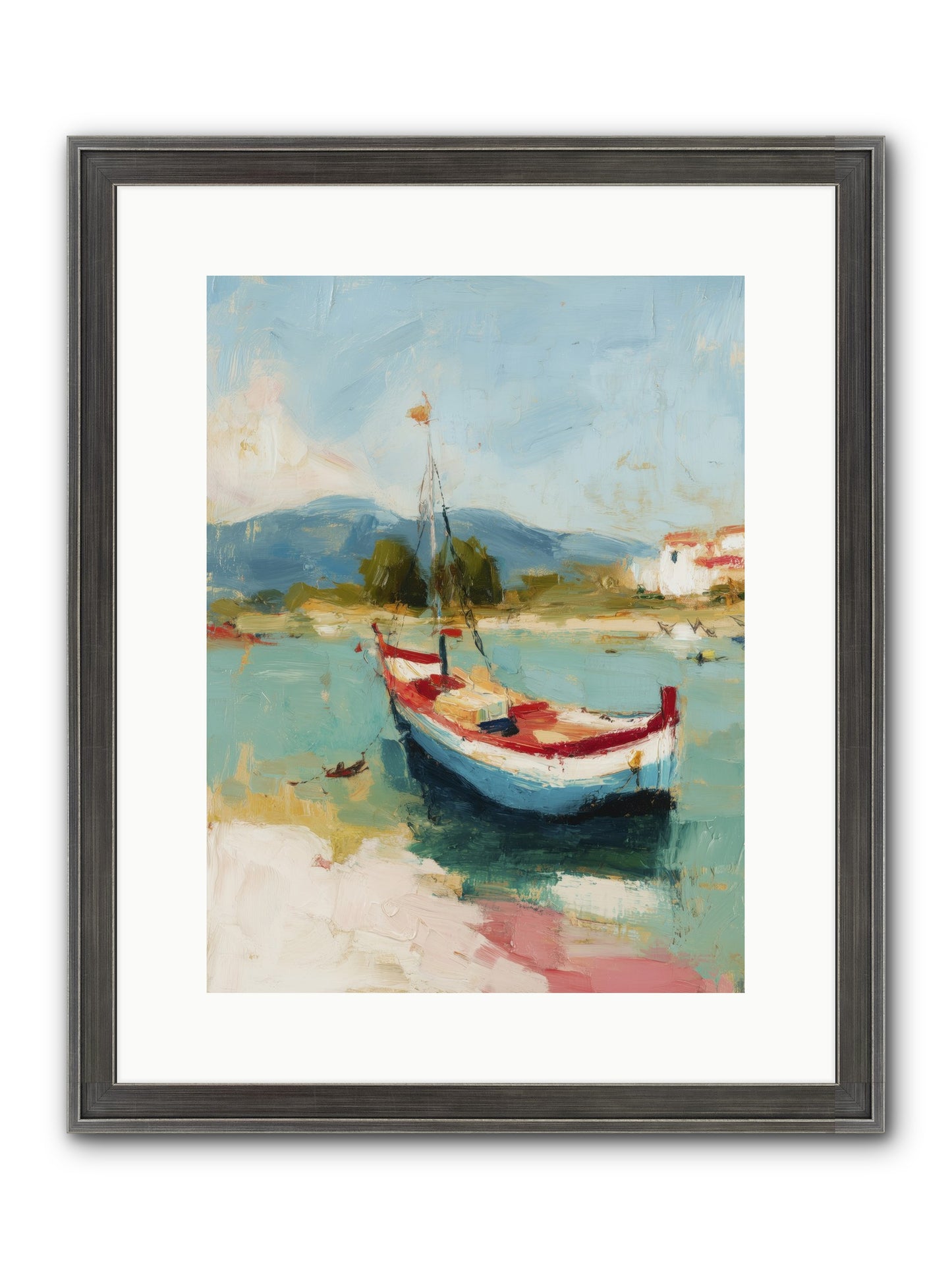 Breezes Carrying Dreams Framed Print - Slimwoods Black/Silver 12x16