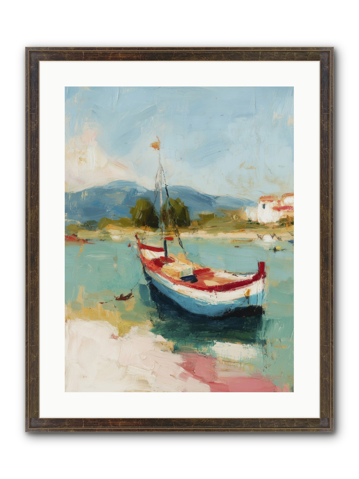 Breezes Carrying Dreams Framed Print - Slimwoods Black/Gold 18x24