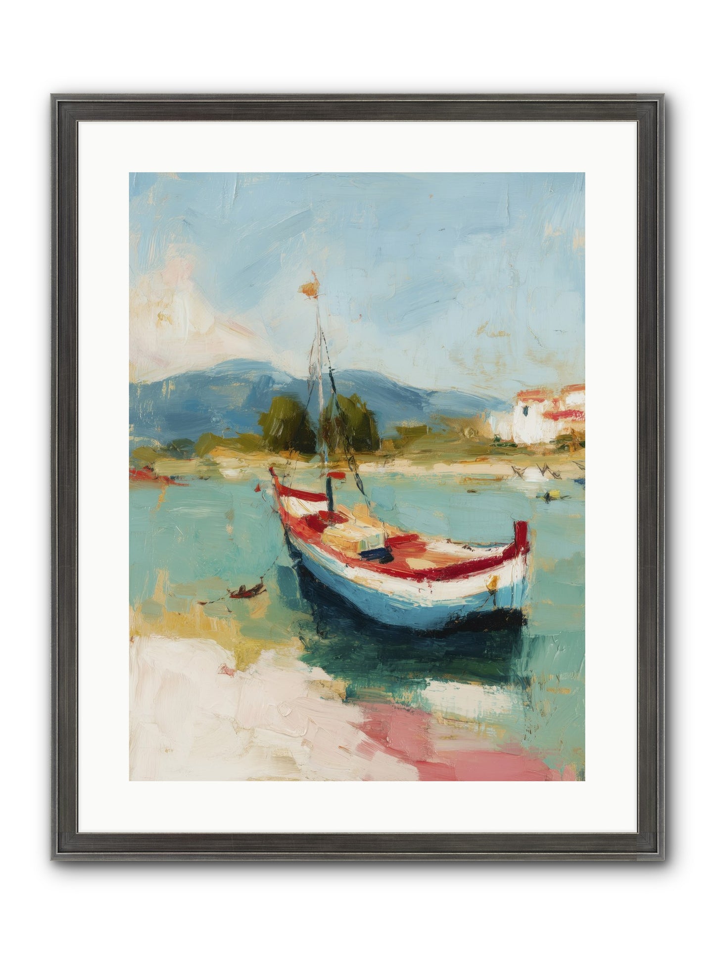 Breezes Carrying Dreams Framed Print - Slimwoods Black/Silver 18x24