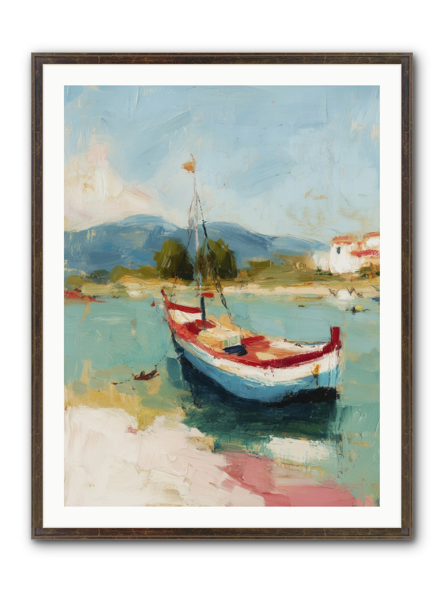 Breezes Carrying Dreams Framed Print - Slimwoods Black/Gold 30x40