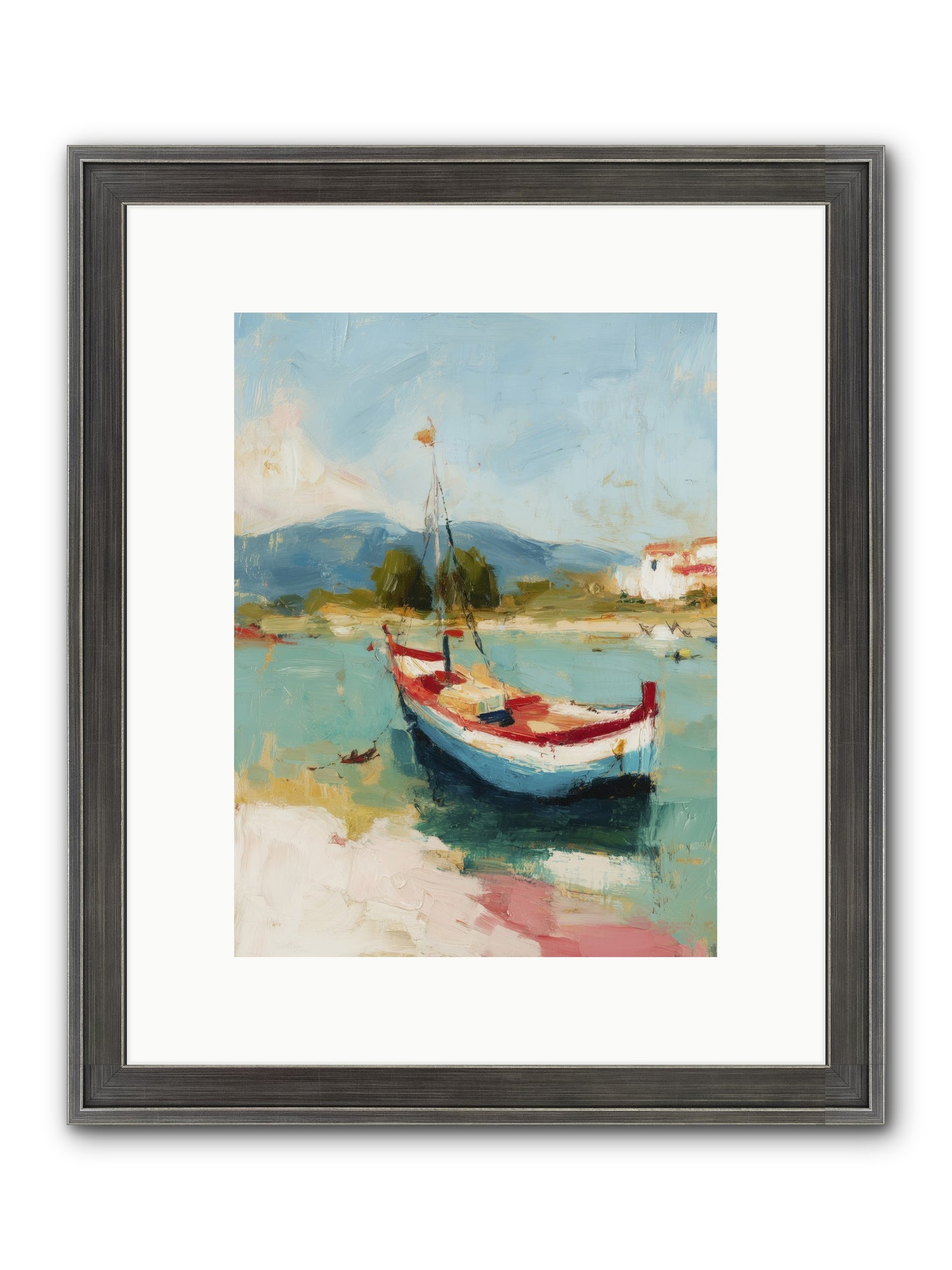 Breezes Carrying Dreams Framed Print - Slimwoods Black/Silver 9x12