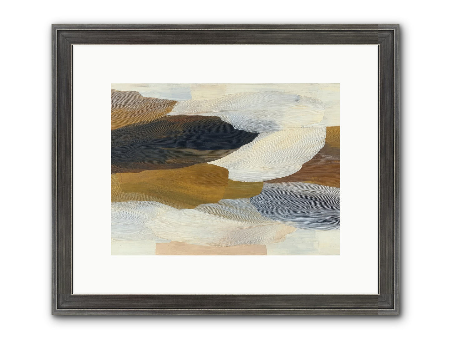 Breve Framed Print - Slimwoods Black/Silver 12x9