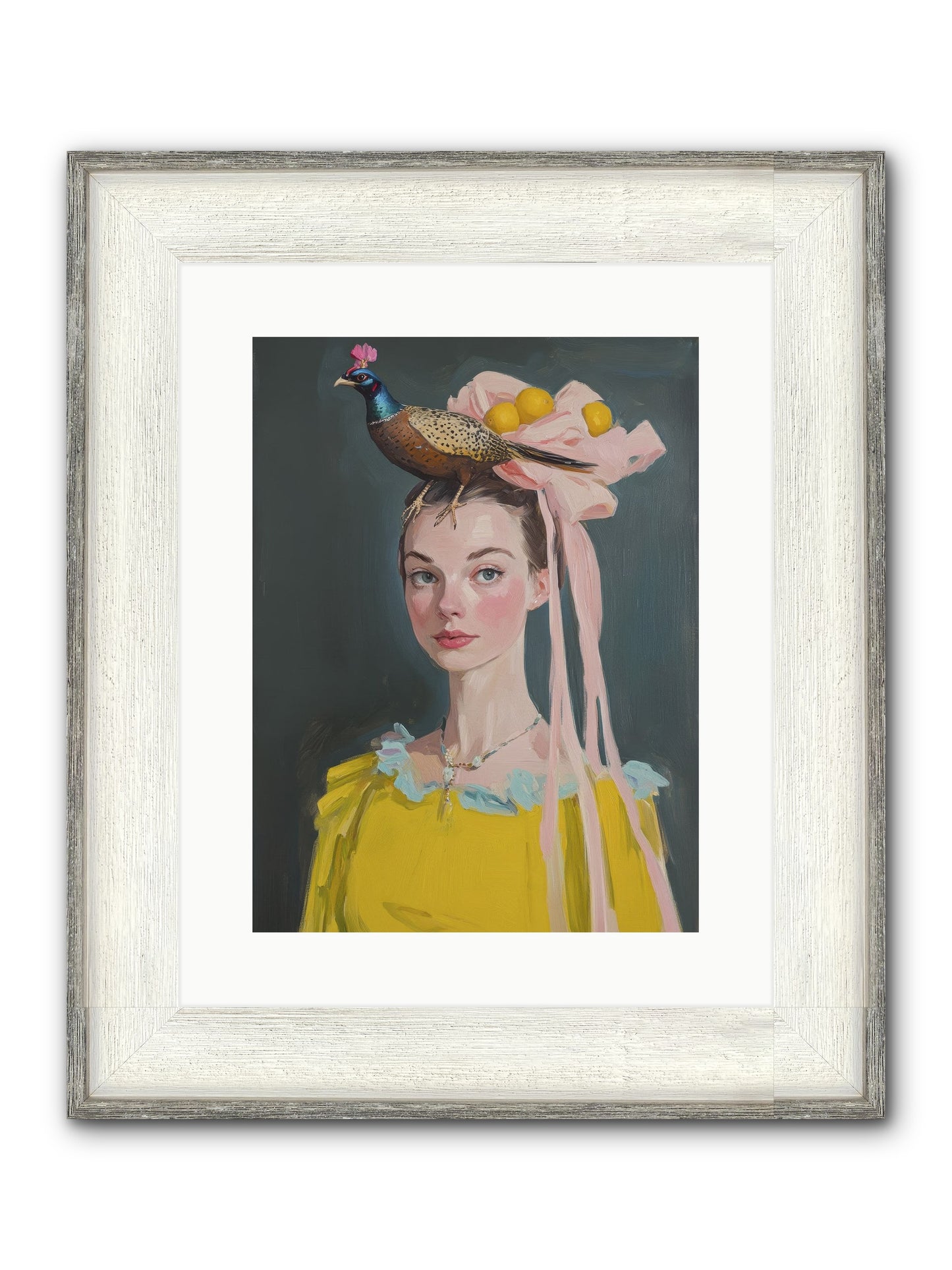 Briarwood Parlor Framed Print - Driftwood White 12x16