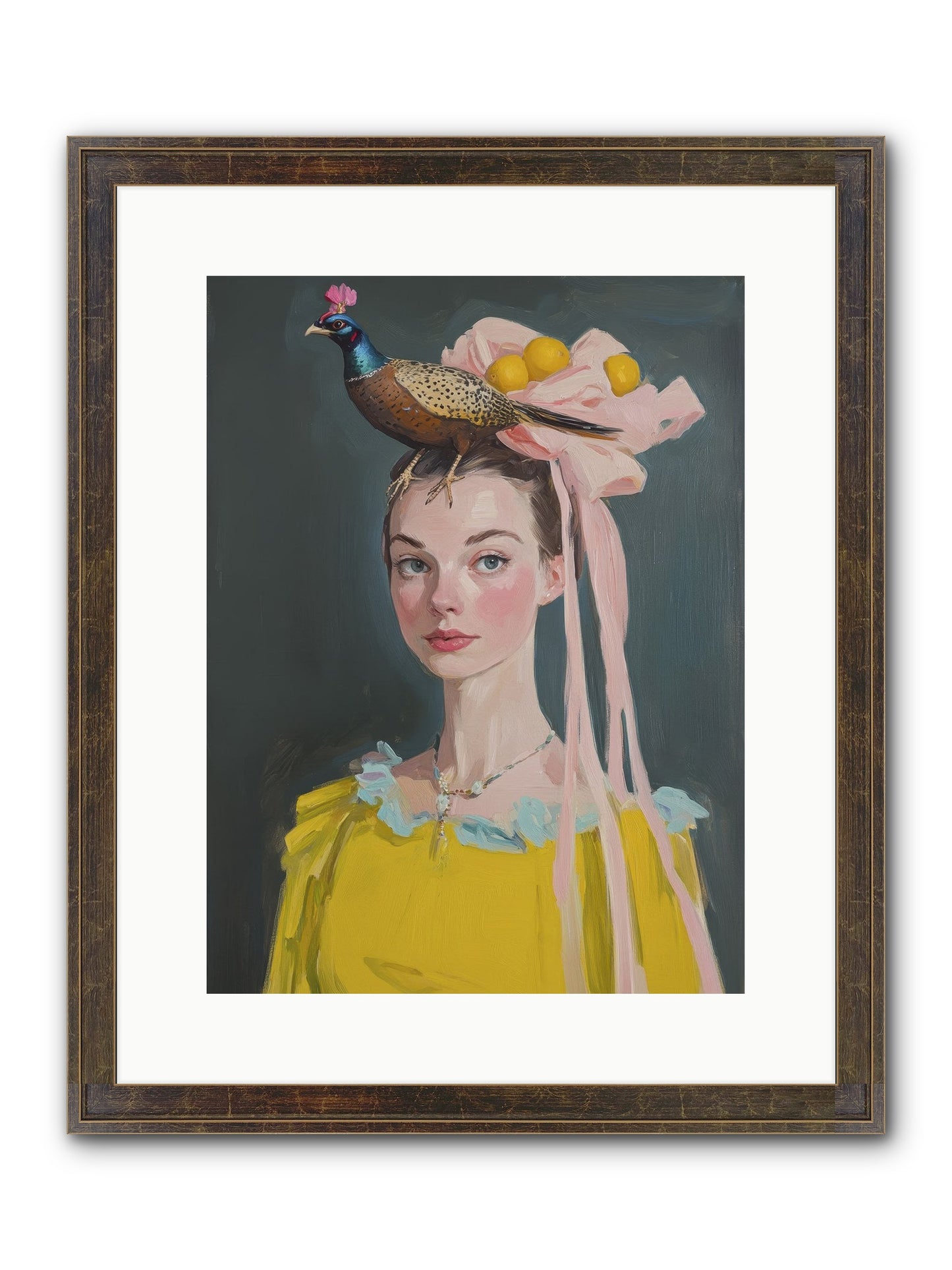 Briarwood Parlor Framed Print - Slimwoods Black/Gold 12x16