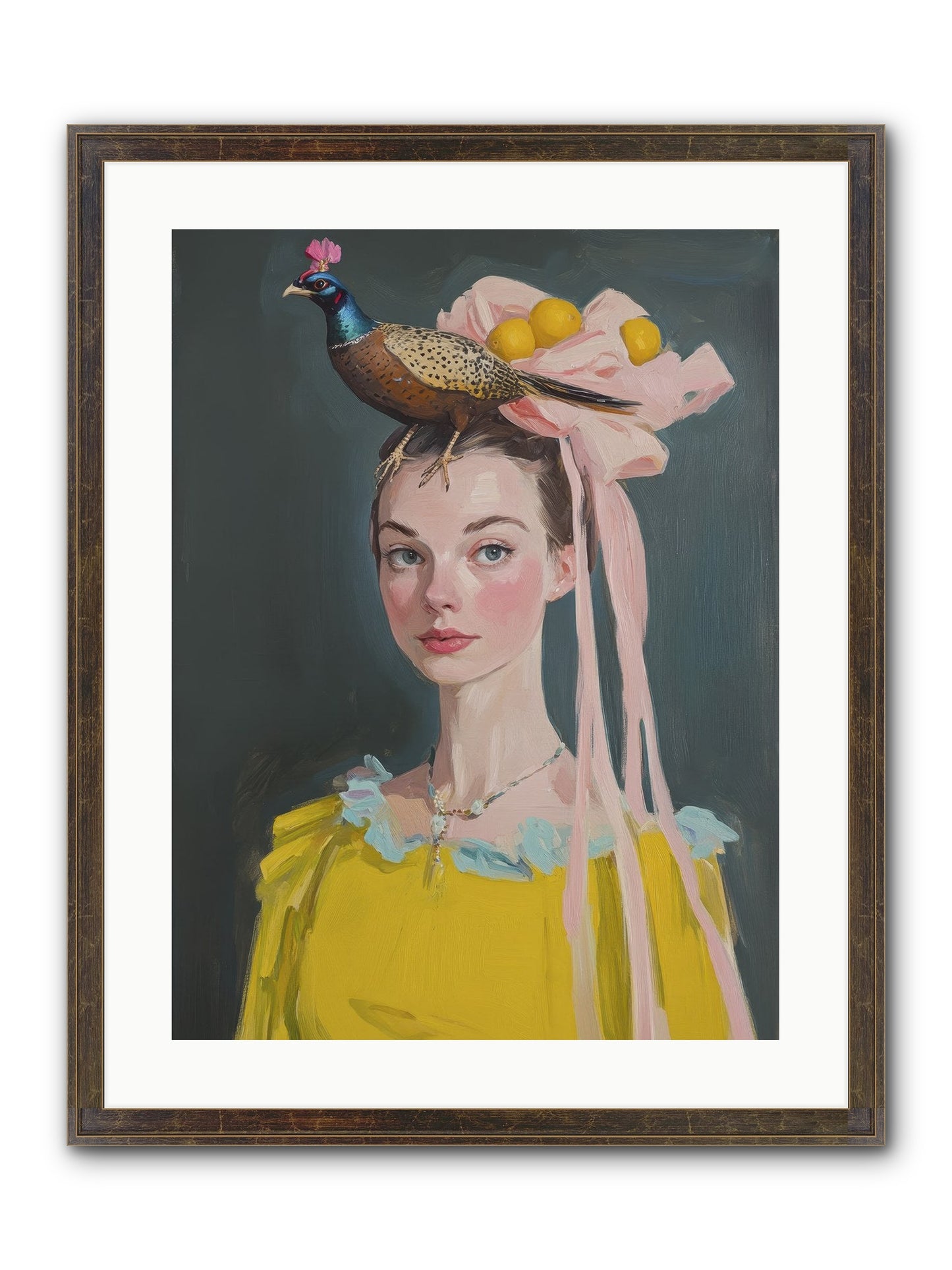 Briarwood Parlor Framed Print - Slimwoods Black/Gold 18x24
