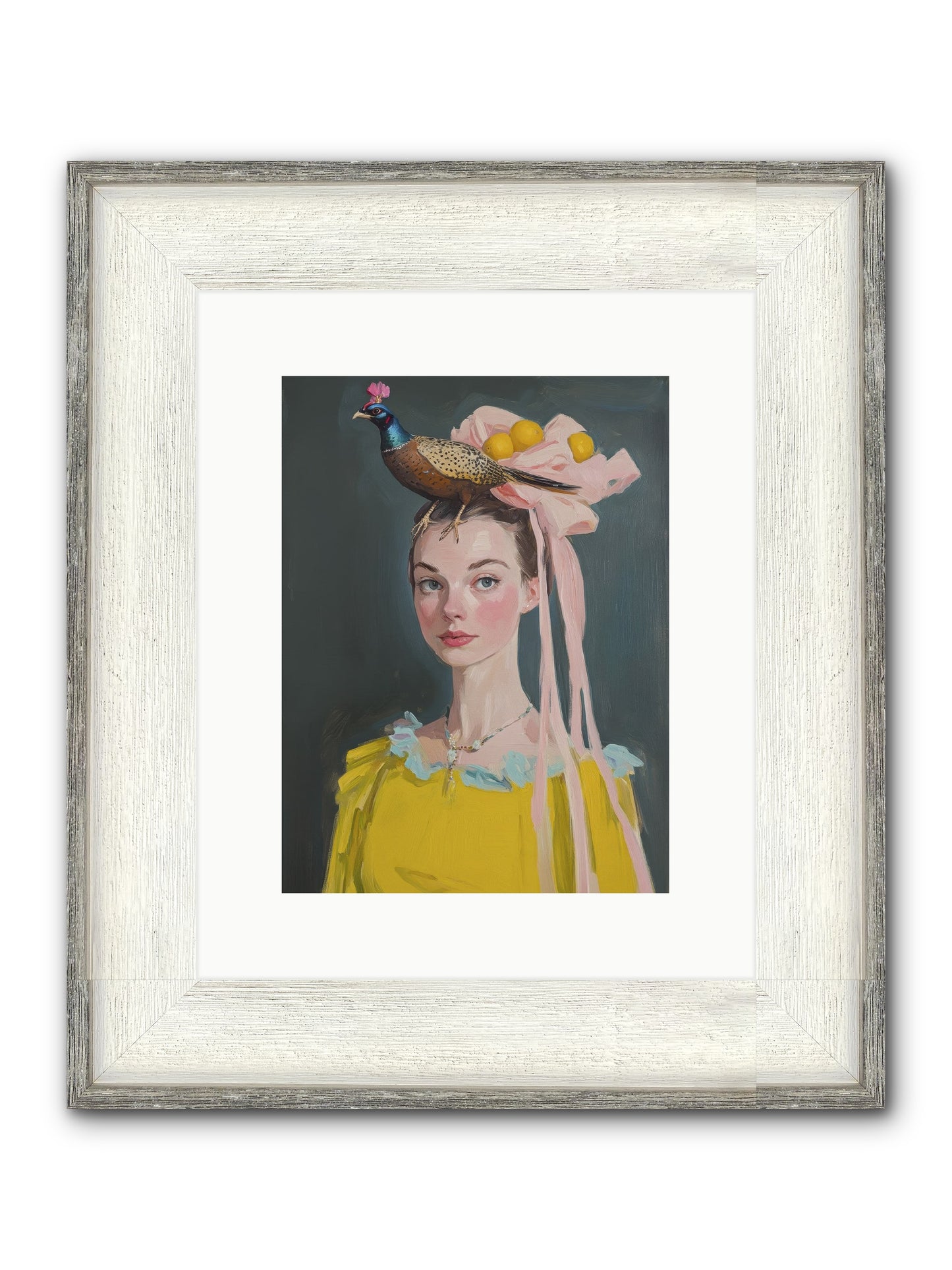 Briarwood Parlor Framed Print - Driftwood White 9x12