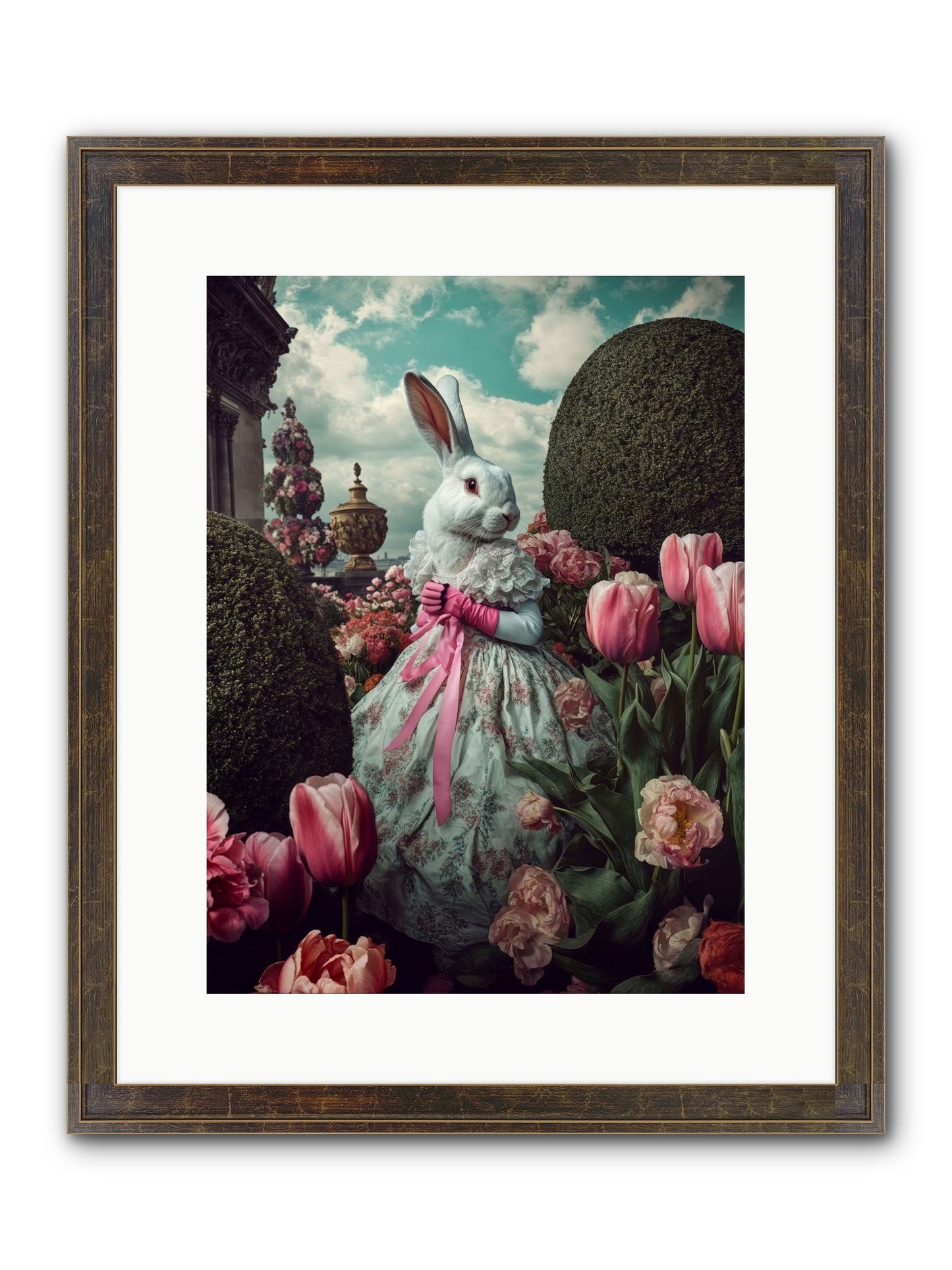 Bright Side Dancing Framed Print - Slimwoods Black/Gold 12x16