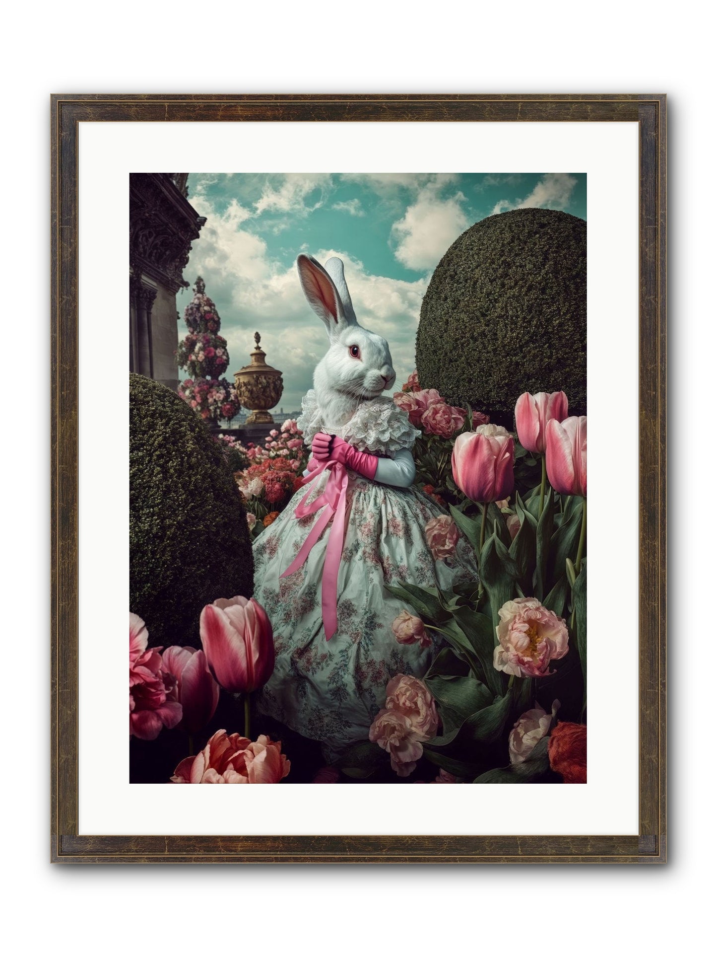 Bright Side Dancing Framed Print - Slimwoods Black/Gold 18x24